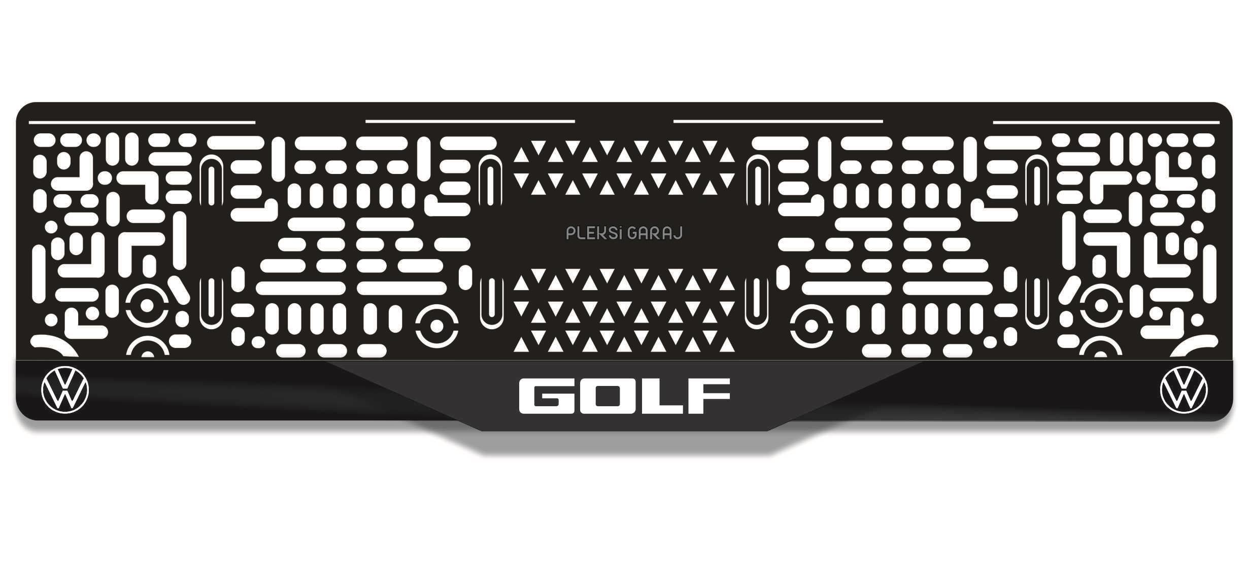 Golf VW 3D Mat Takmatik PlakalıkVolkswagen