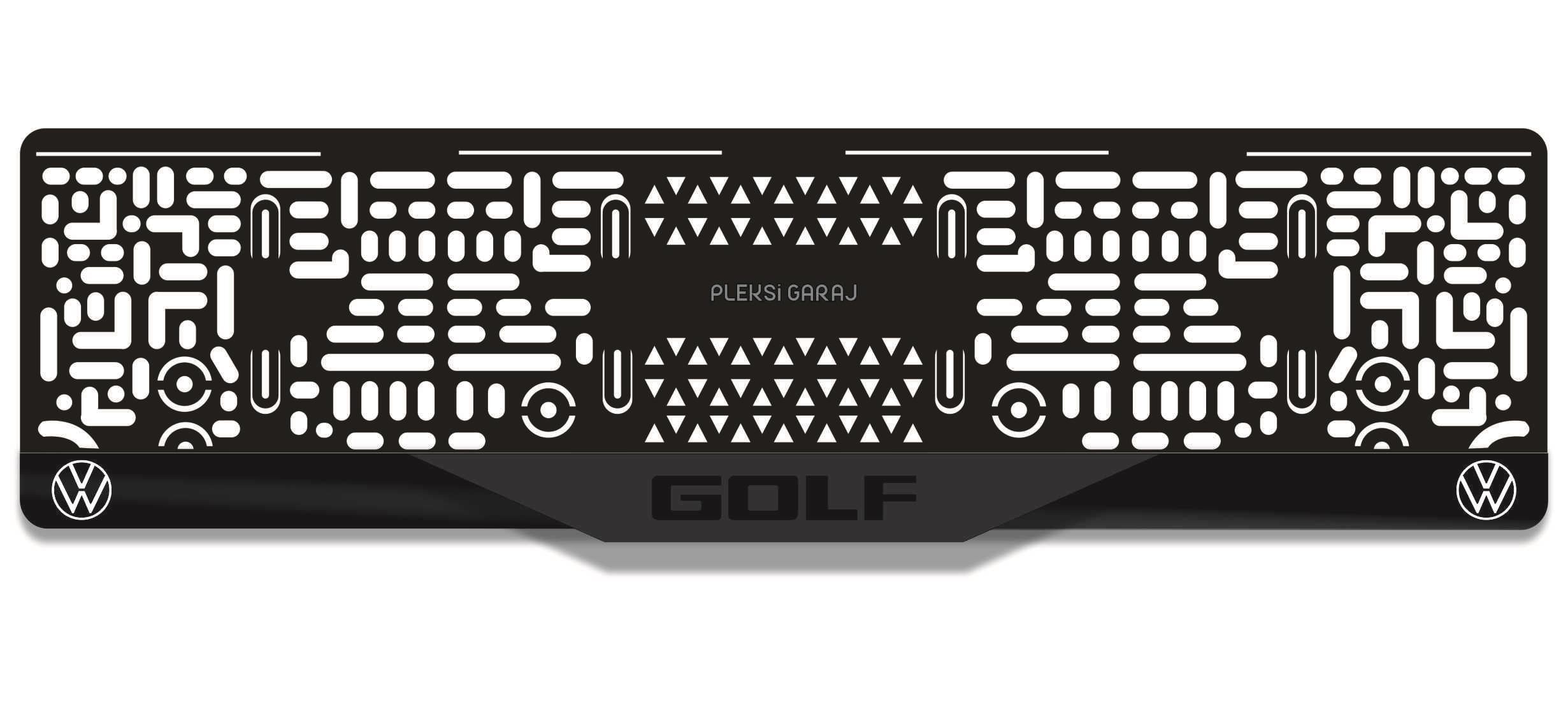 Golf VW 3D Mat Takmatik PlakalıkVolkswagen