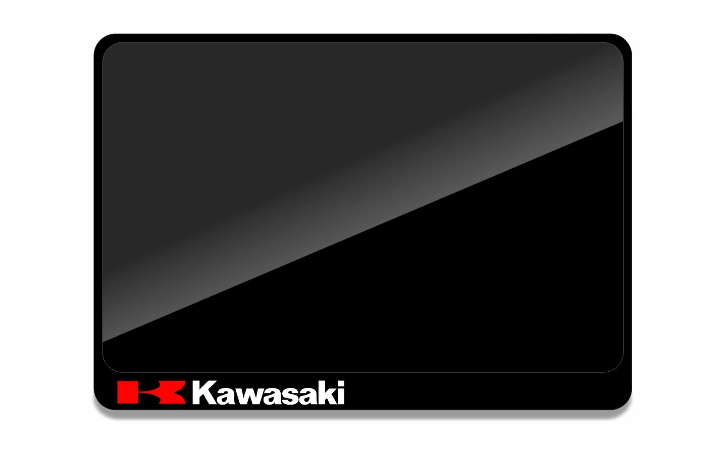 KAWASAKİ Akrilik 3D Çerçeveli Pleksi Motor Plakalık Orj Plaka Boyutu İçin 24x15cmMotor Plakalık
