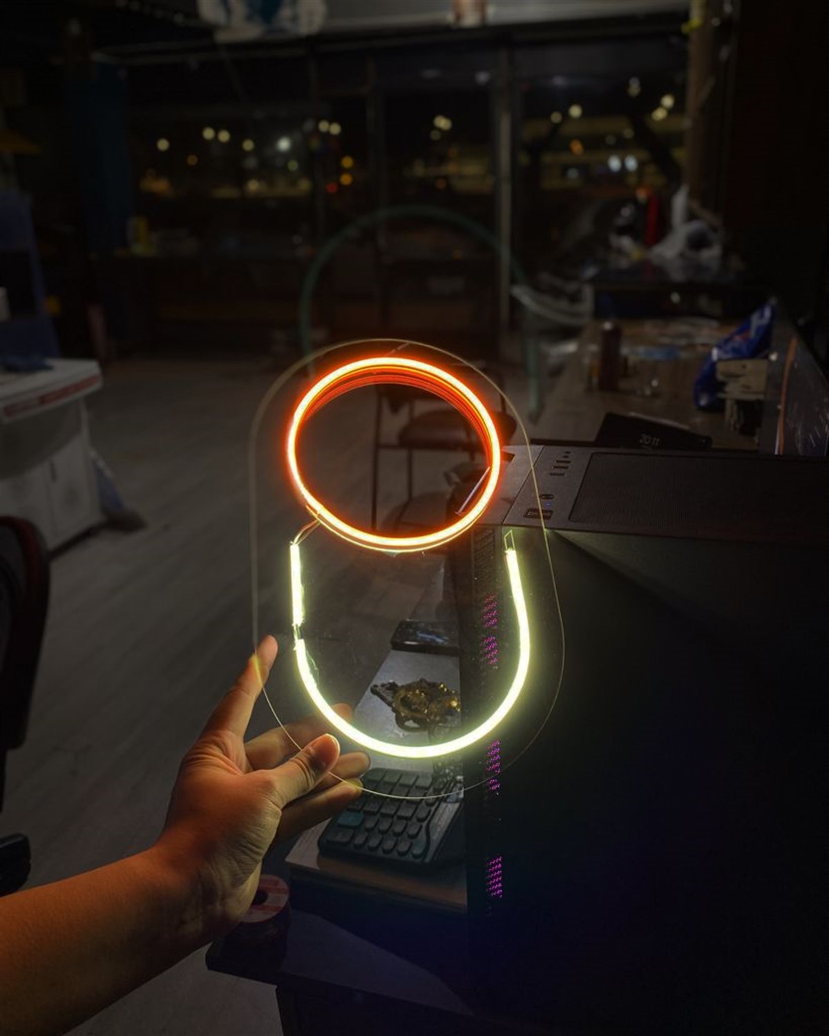 Logonuza Özel Neon Işıklı DekorIşıklı Dekor