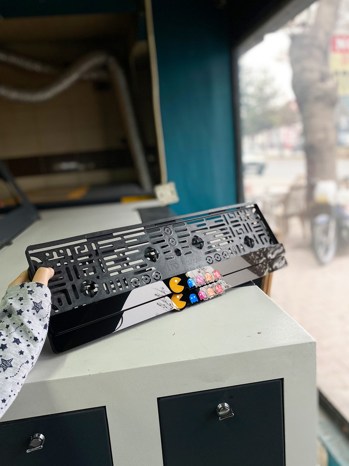 PACMAN Takmatik Plakalık (Çift)Plakalık