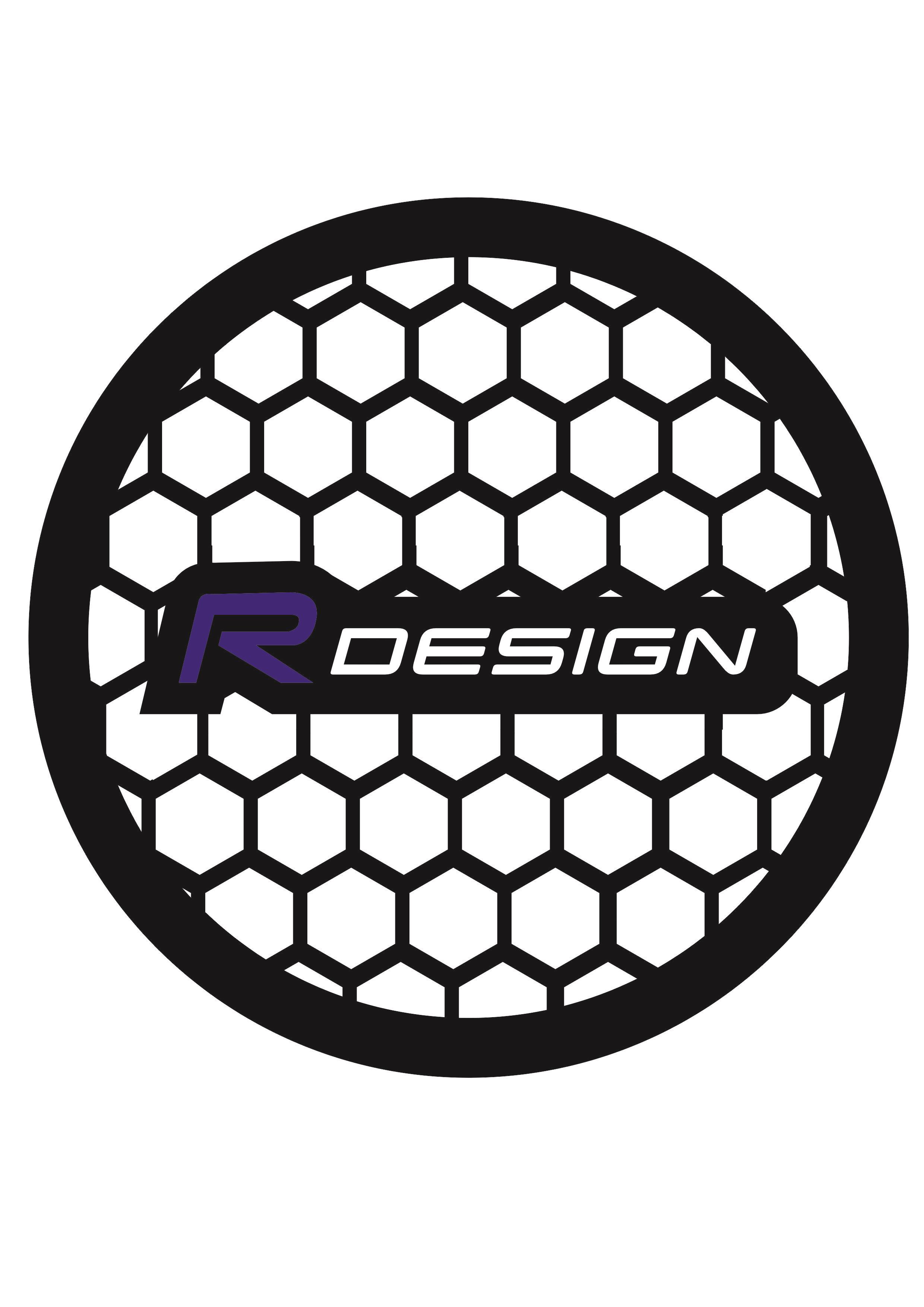 R Design Logolu Akrilik Midrange KapağıMidrange Kapakları