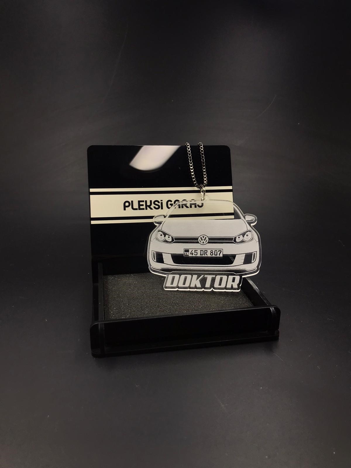 Şeffaf Araç Modelli Ayna Süsü