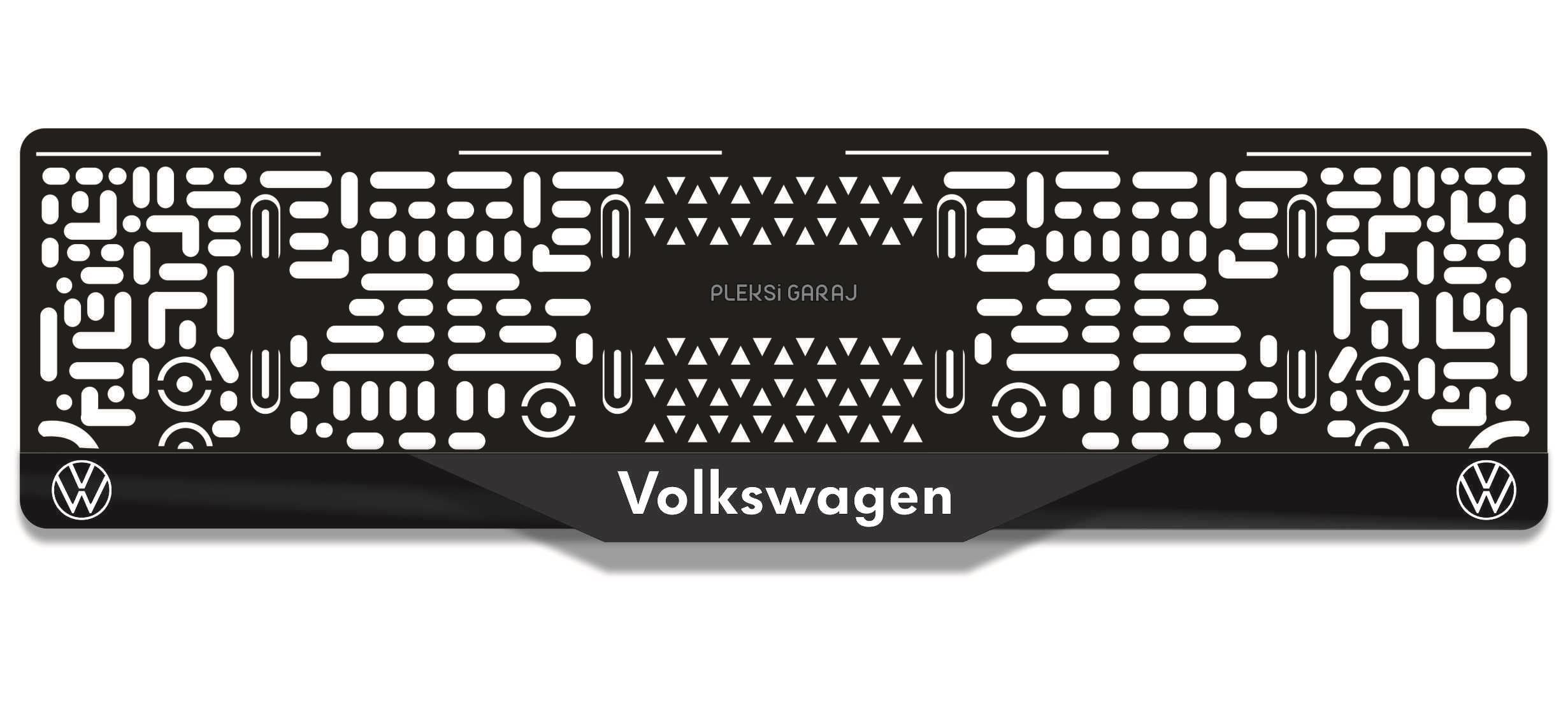 Volkswagen VW 3D Mat Takmatik PlakalıkVolkswagen