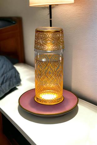 NURAB SÜRAHİLİ GECE LAMBASI NANCY MAT ALTIN