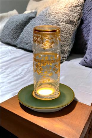NURAB SÜRAHİLİ GECE LAMBASI NANTES MAT ALTIN