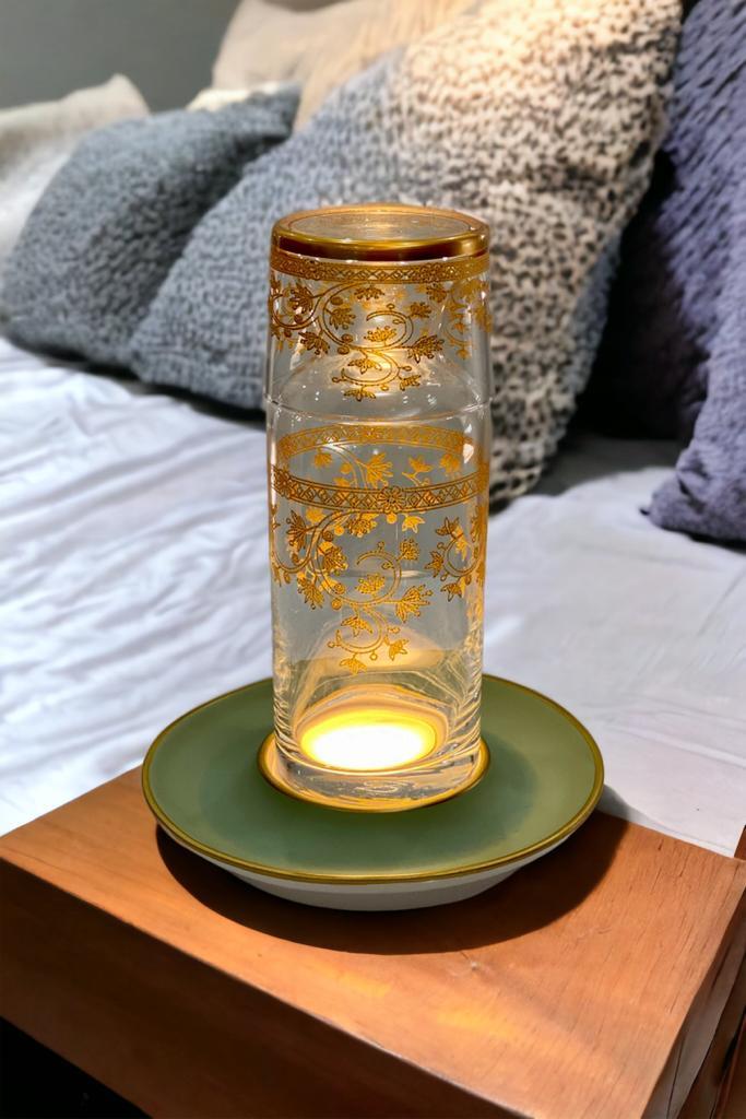 NURAB SÜRAHİLİ GECE LAMBASI NANTES MAT ALTIN