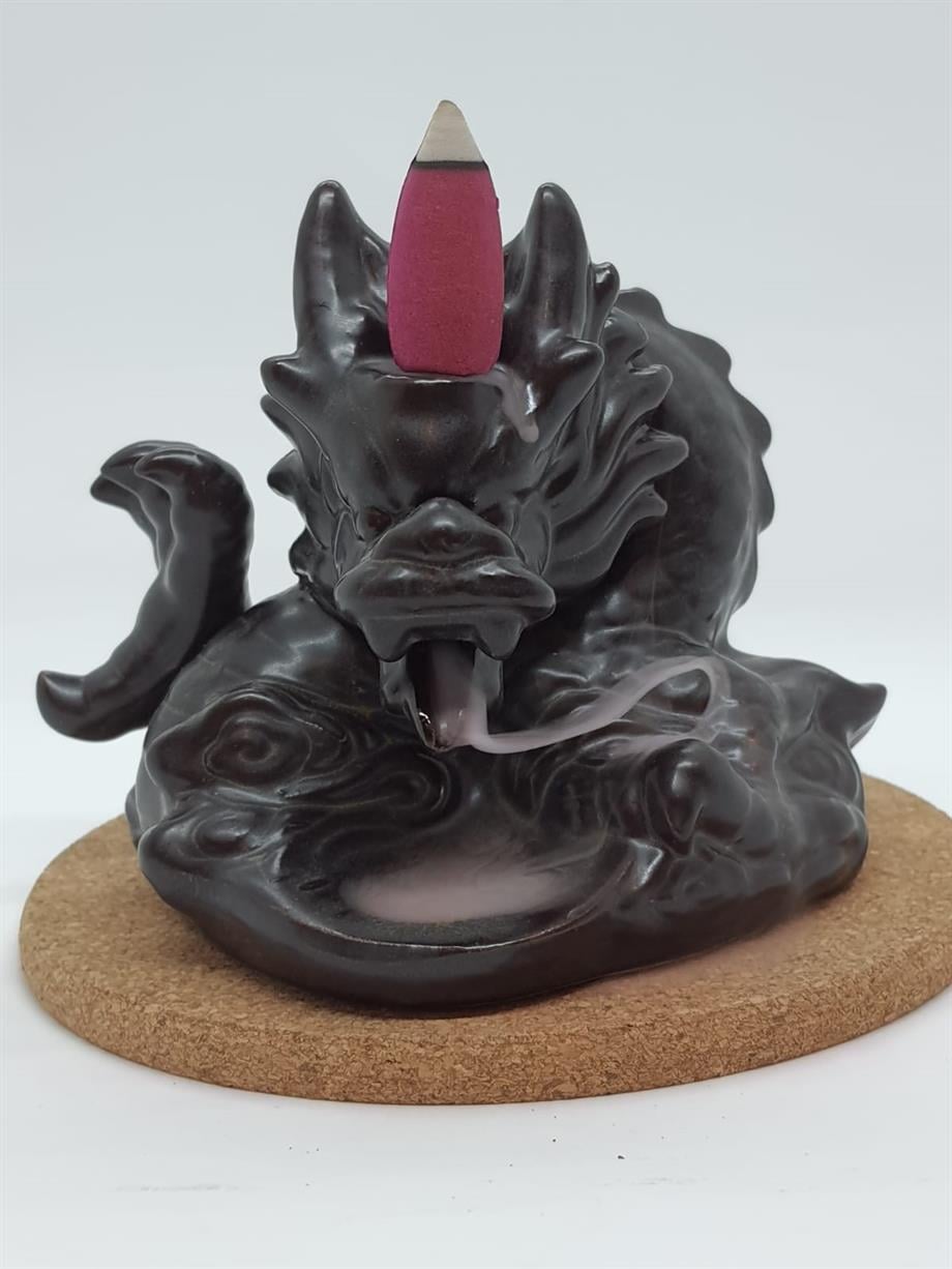 Geri Akışlı Tütsülük Mistik Ejderha-Bolluk Bereket, Bilgelik, Güç Sembolü-5 Tütsü Hediyeli