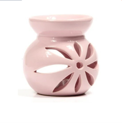 Pembe Aromaterapi Seramik Buhurdanlık
