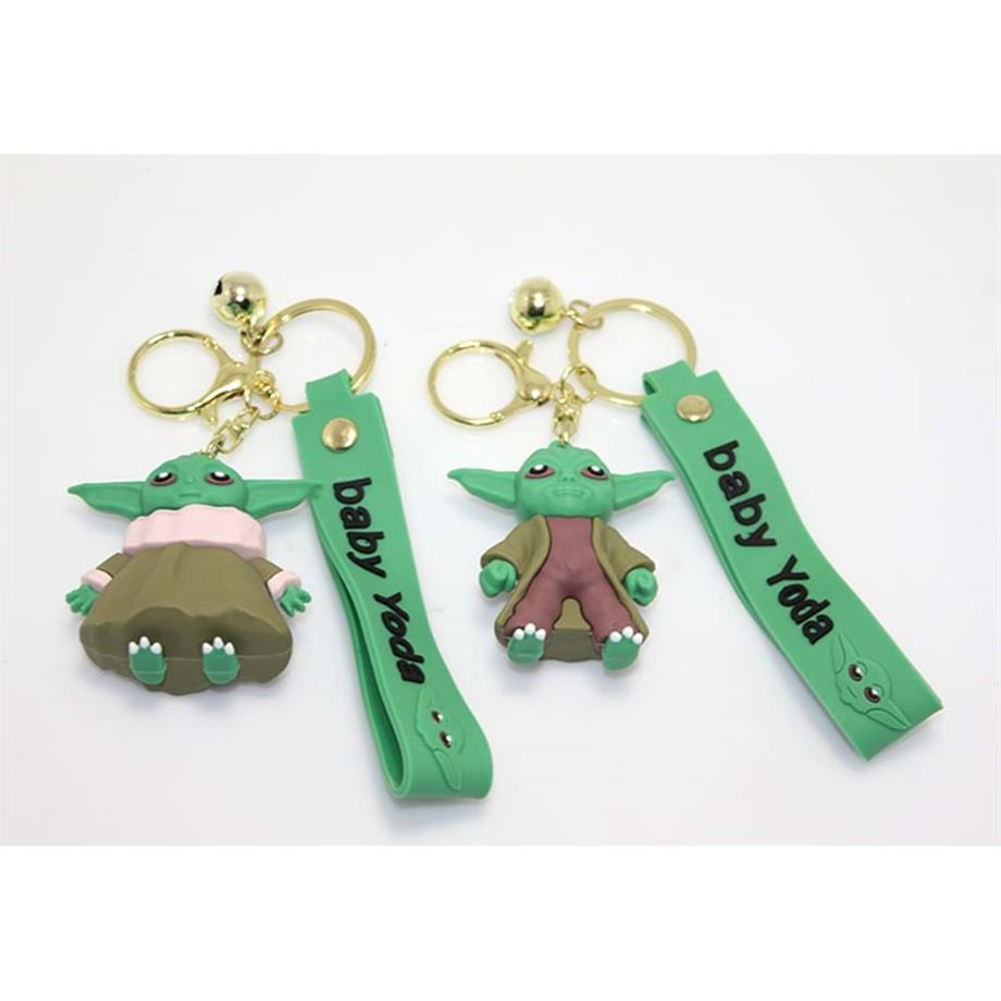 Anime Yoda Anahtarlık ikili Seti