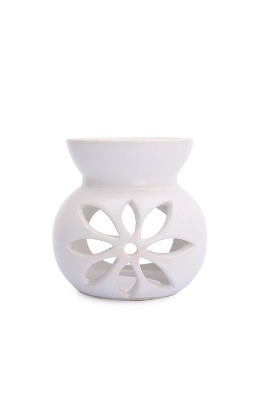Beyaz Aromaterapi Seramik Buhurdanlık