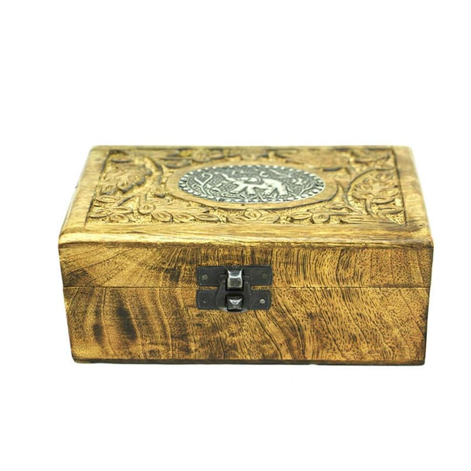 Kutu Ahşap Antik- 1 Filli