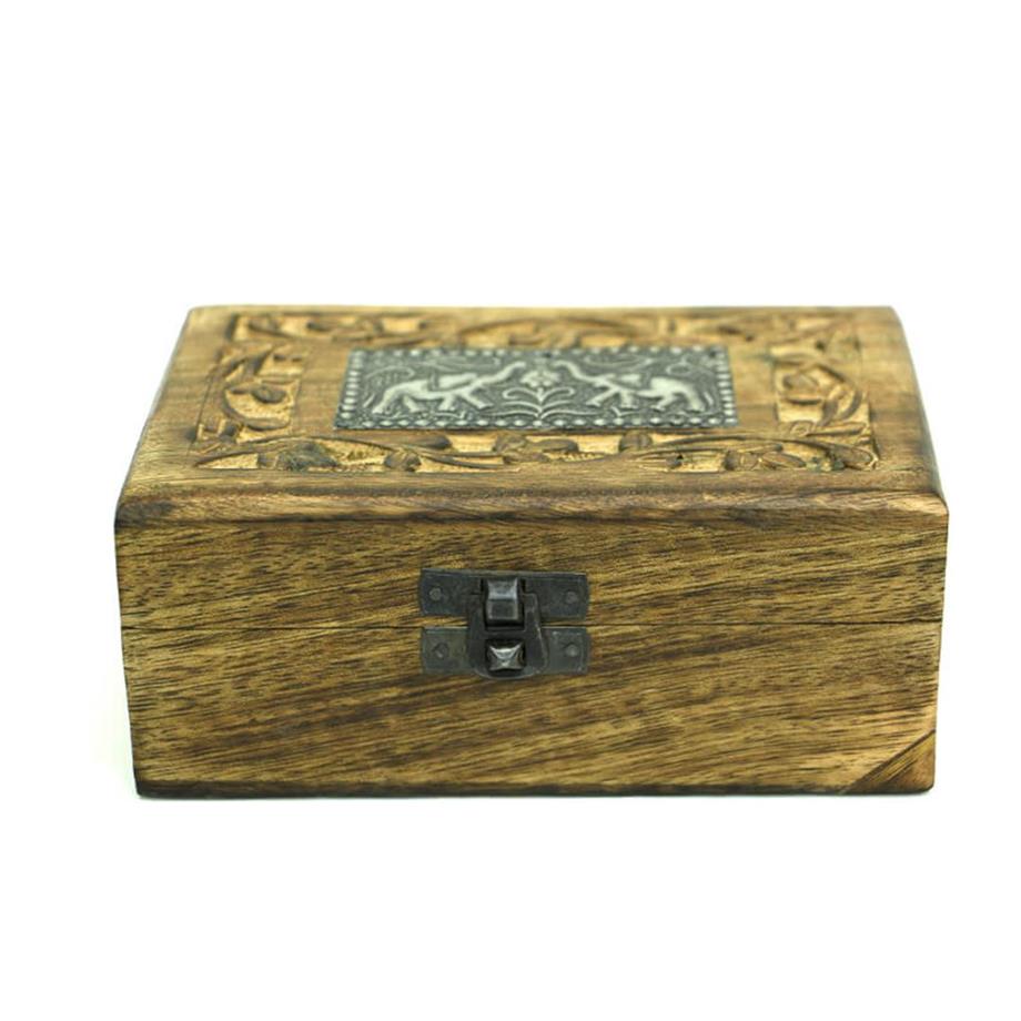 Kutu Ahşap Antik- 2 Filli