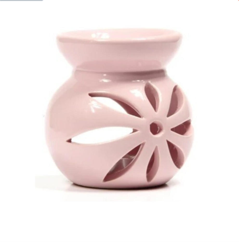 Pembe Aromaterapi Seramik Buhurdanlık