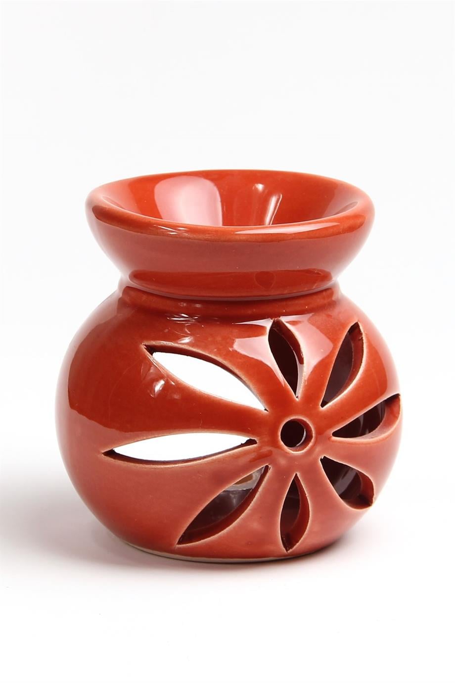 Turuncu Aromaterapi Seramik Buhurdanlık