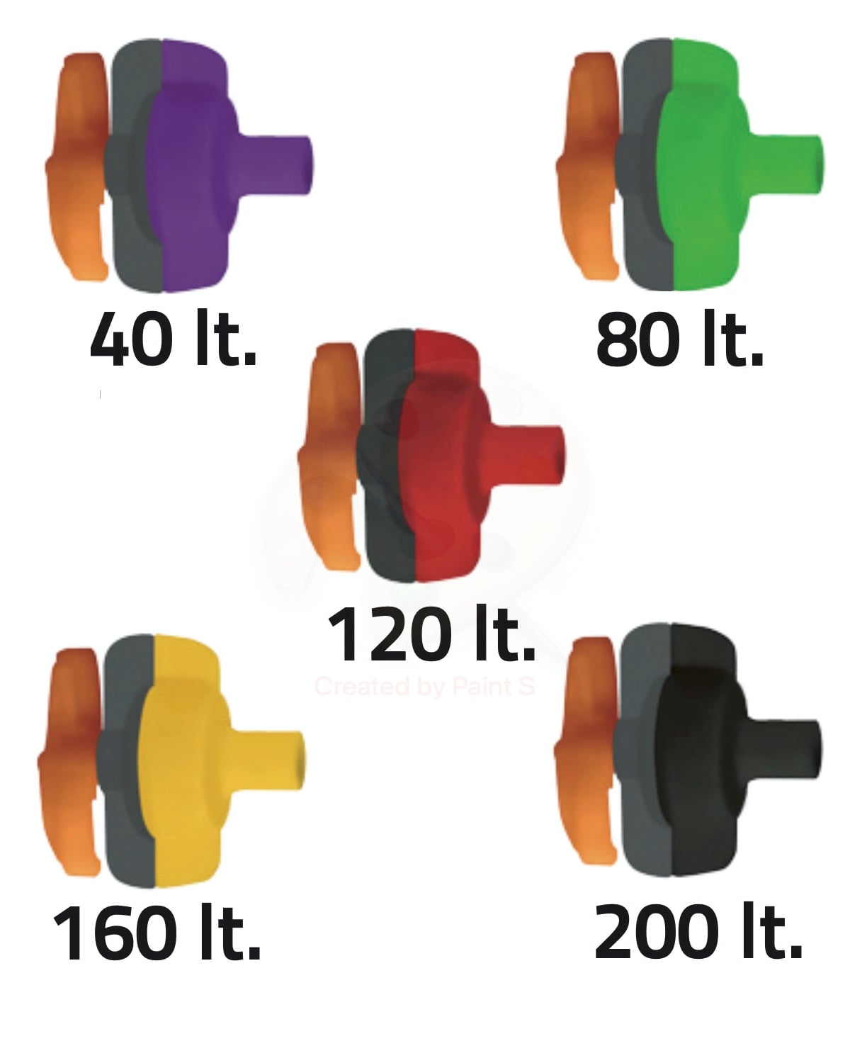 Seralar İçin mini Sprink (40 lt/s - 100 Adet)