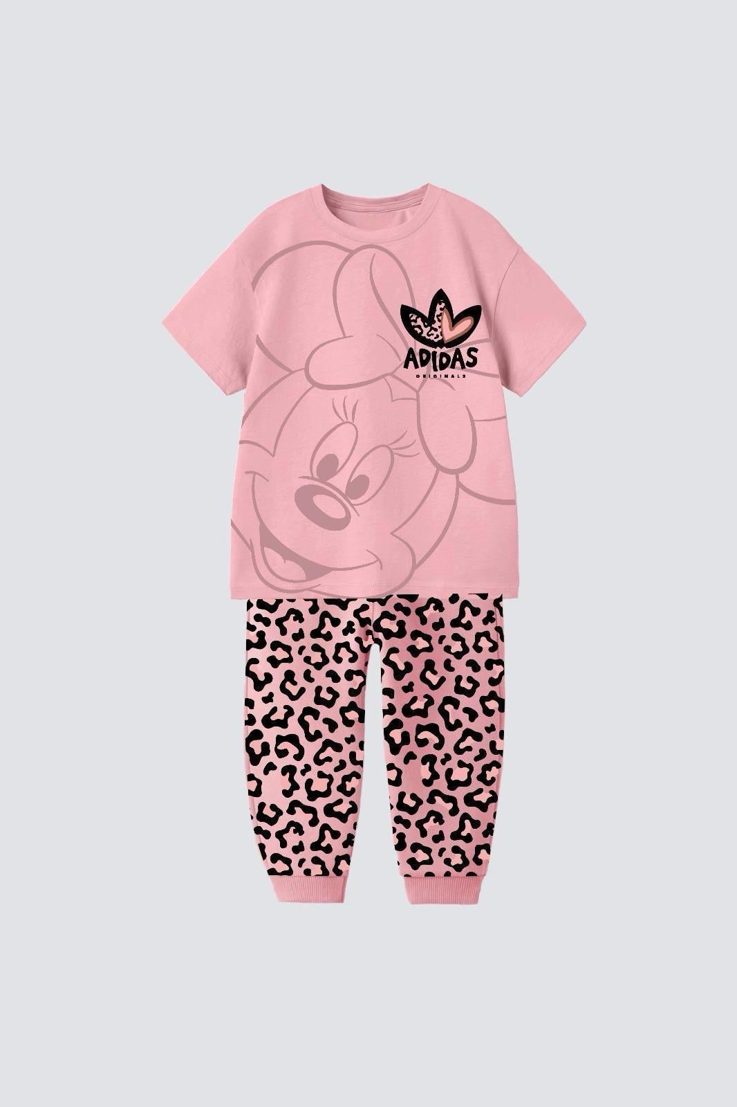 Adidas kız leopar desen takım