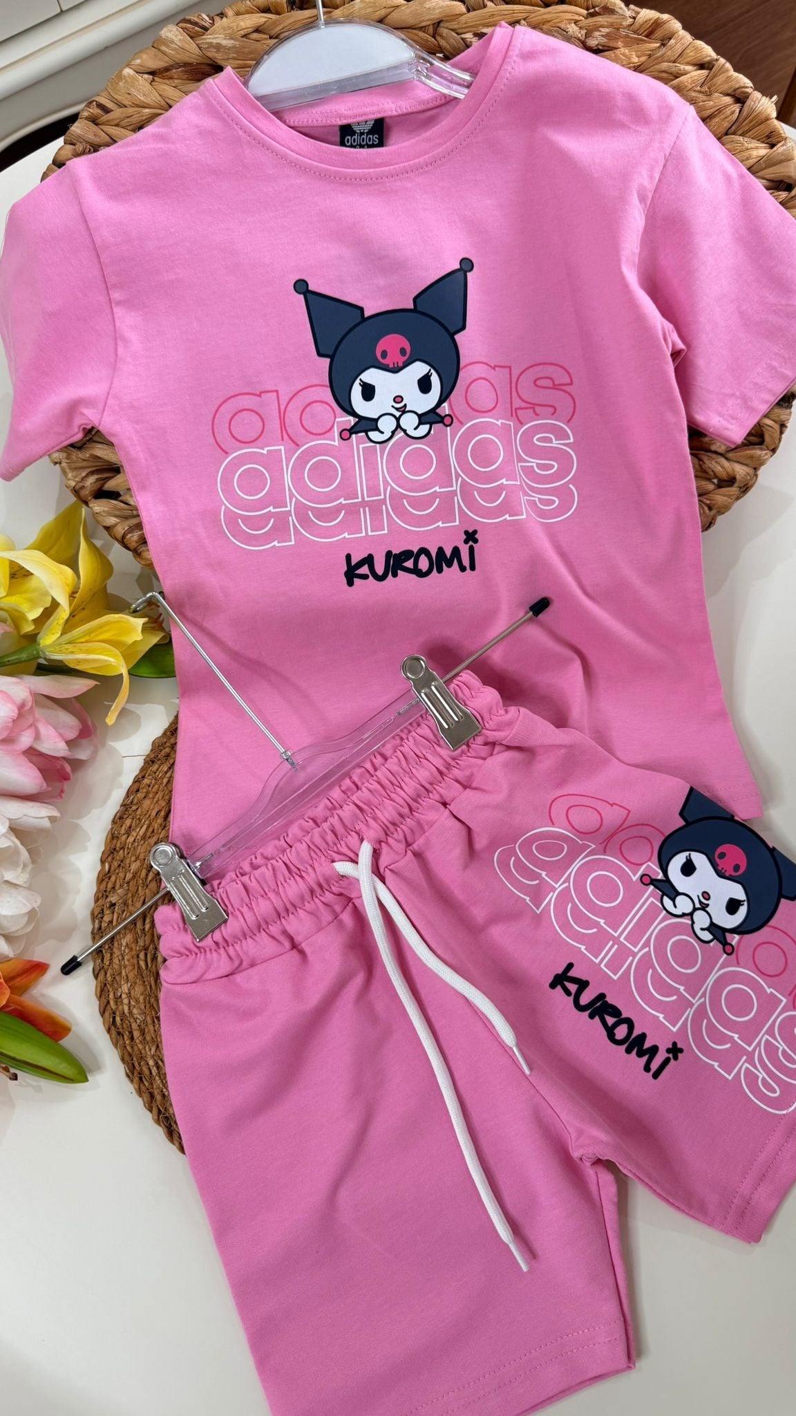 Adidas kuromi pembe takım