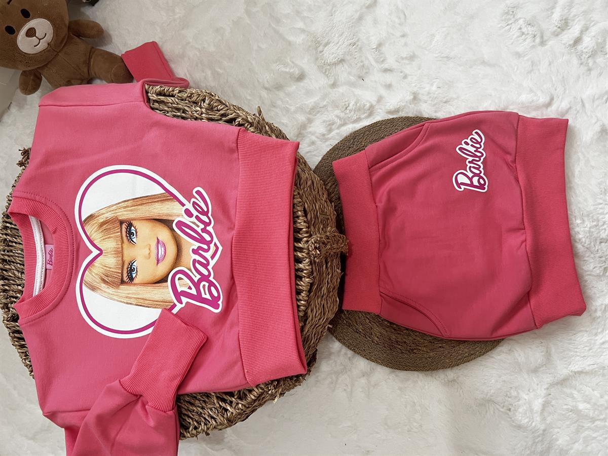 Barbie etek takım pembe 