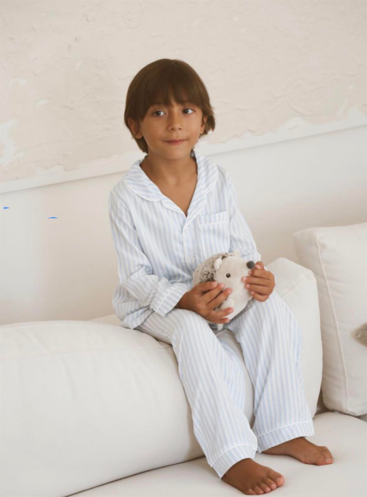 Çizgili pijama rakımı 