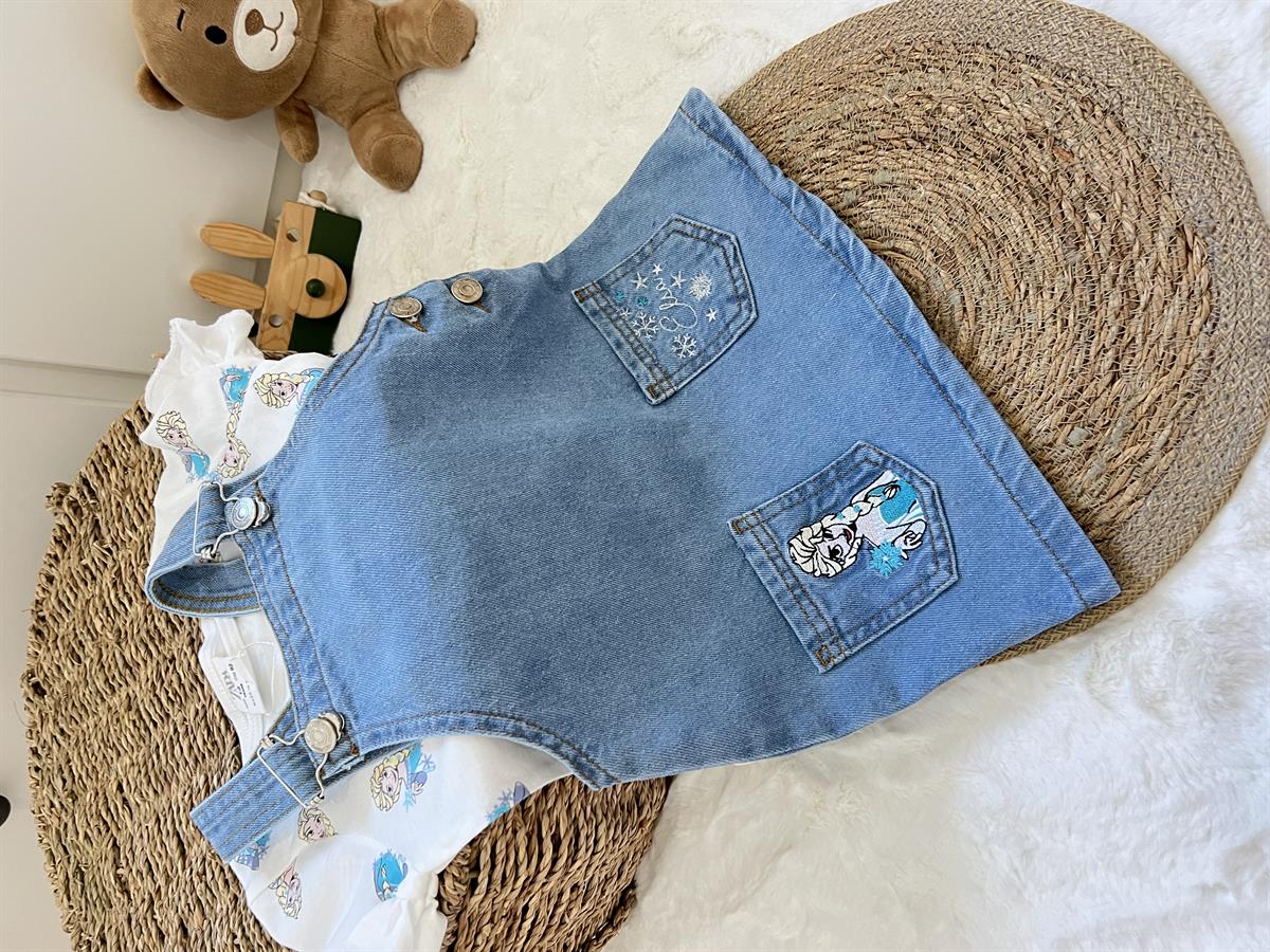 Elsa bluz elbise set 