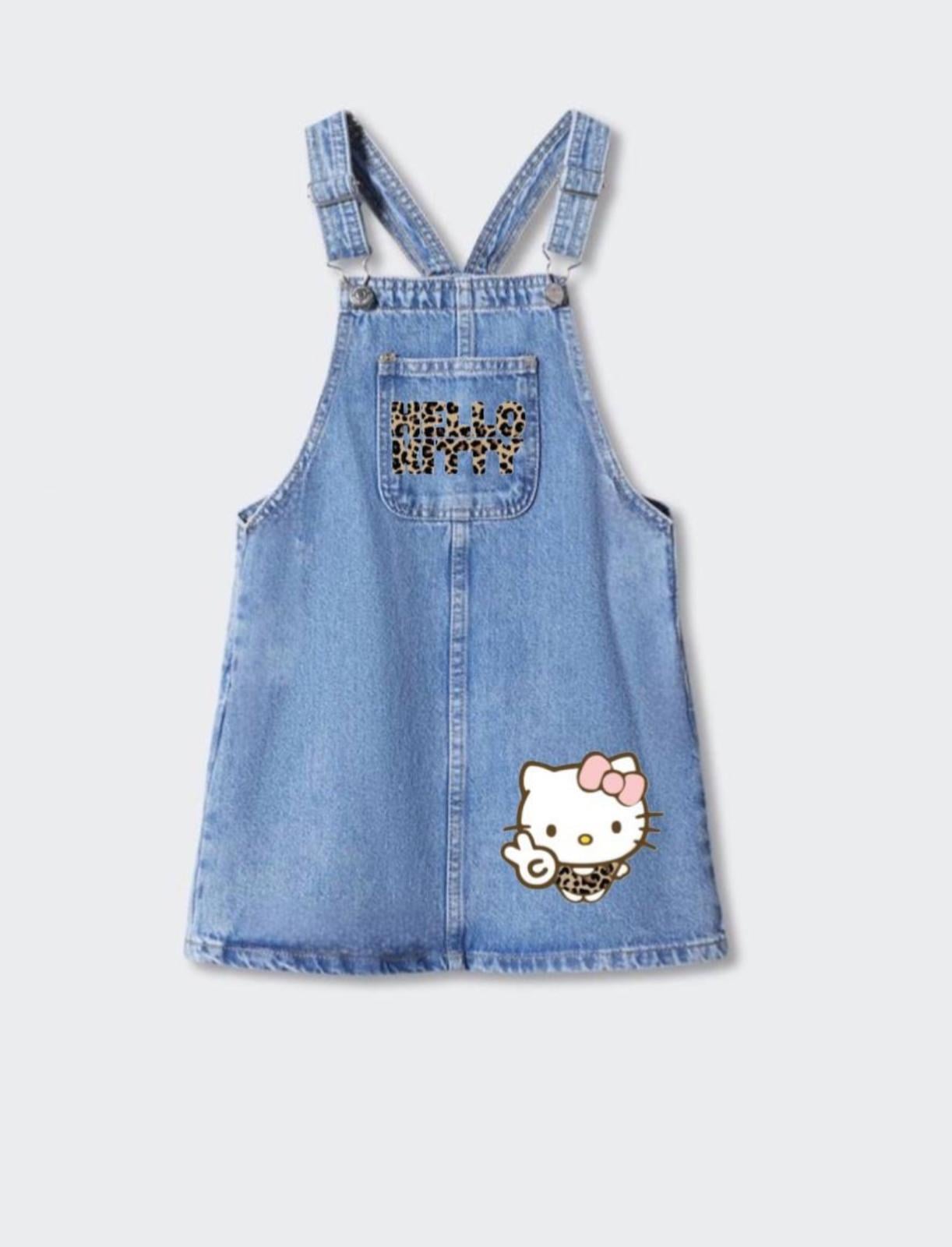 Hello kity salopet elbise