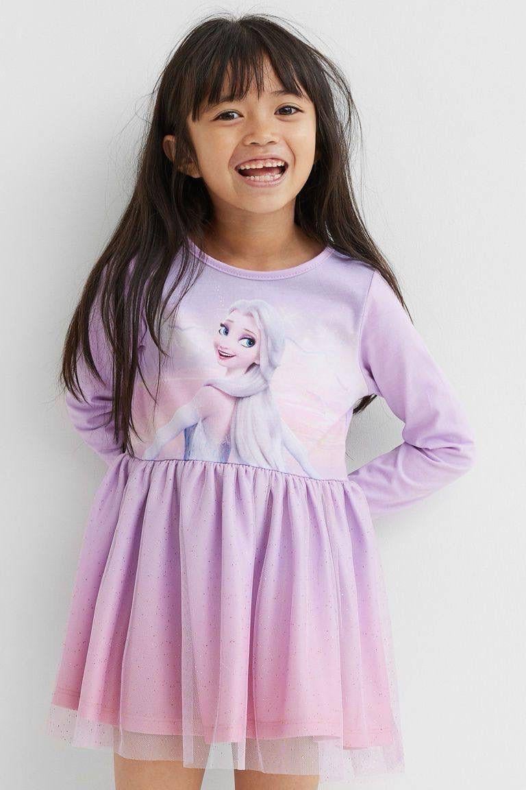 Hm tüllü elsa elbise