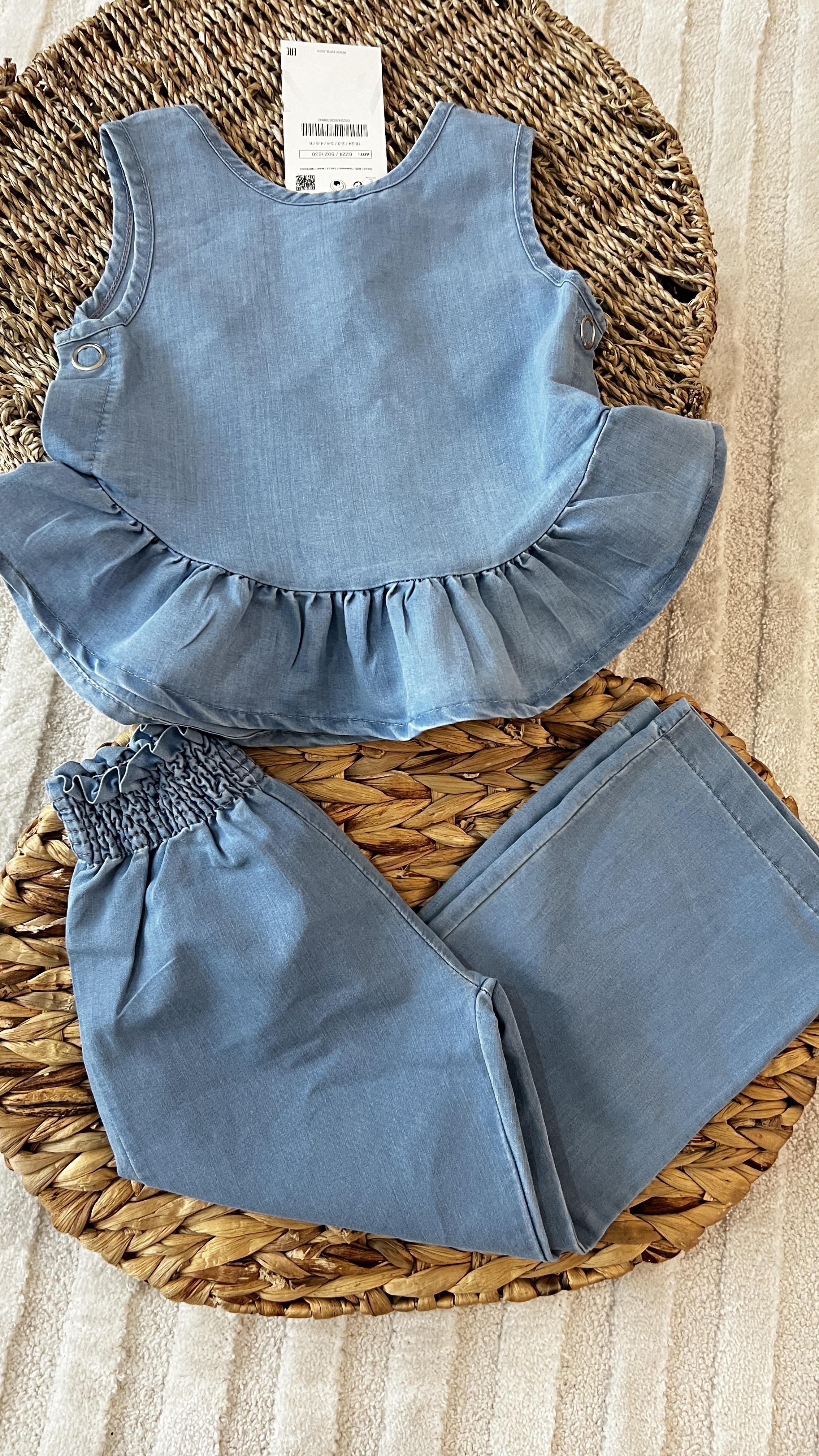 Jean takım kız çocuk 