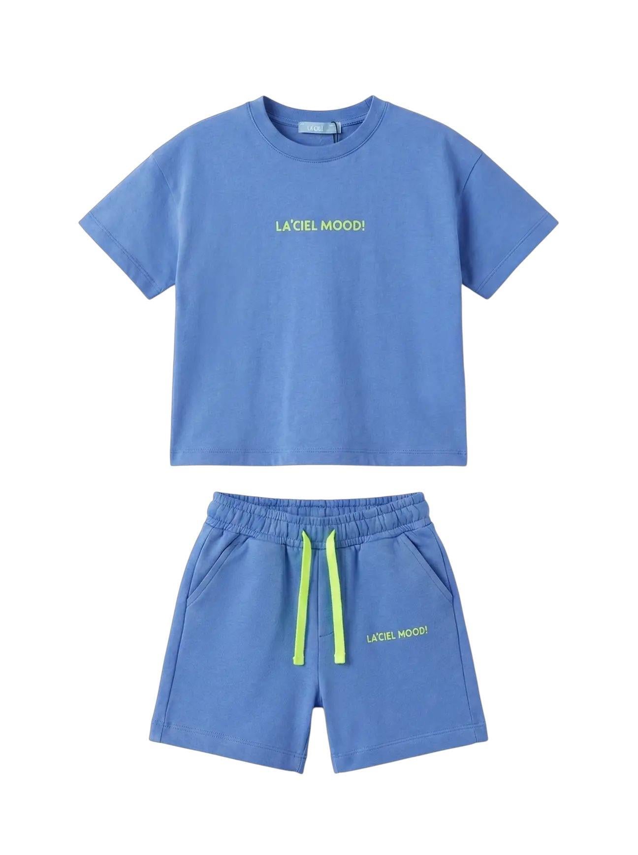 Laciel şort takım mavi