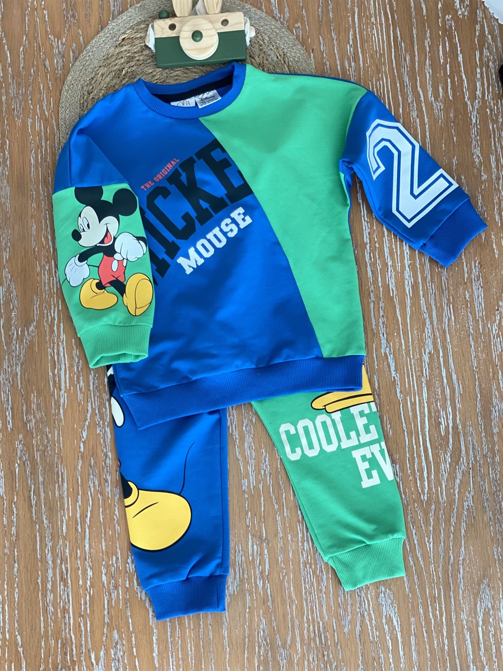 Mickey mavi blog takım 