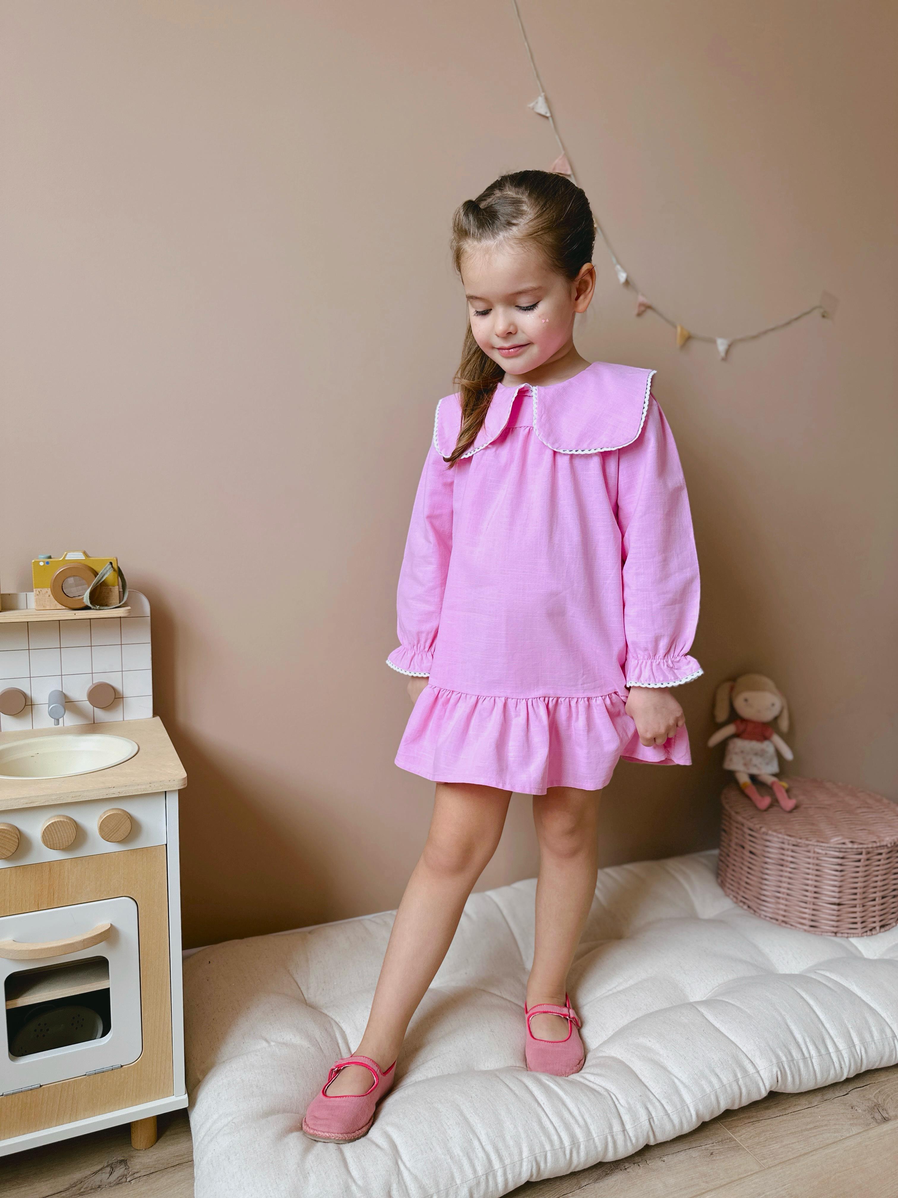Pembe prenses elbise 