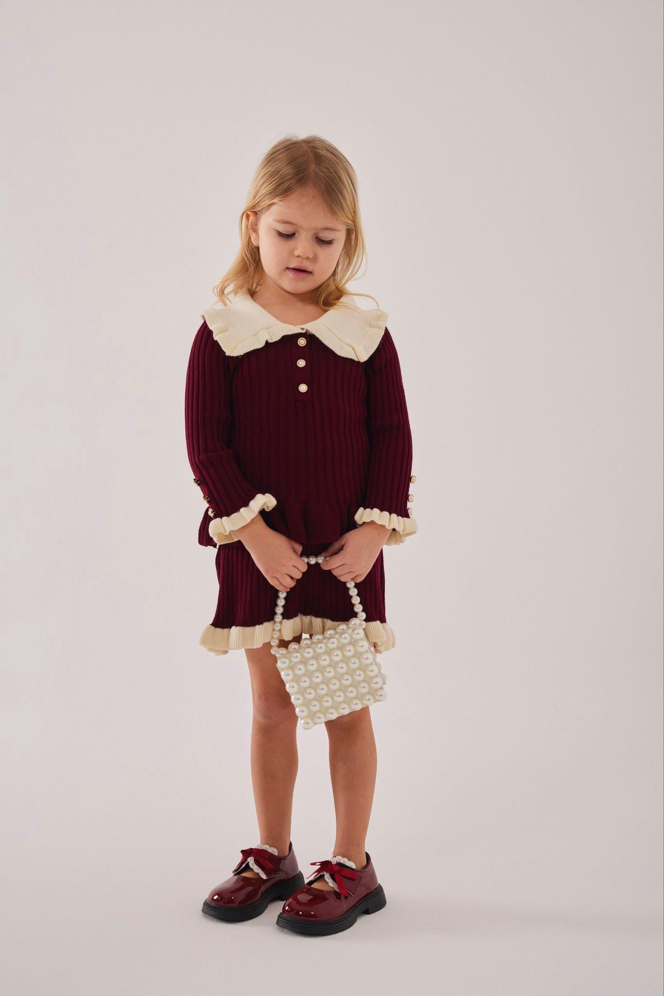 Triko kahve takım çanta dahil