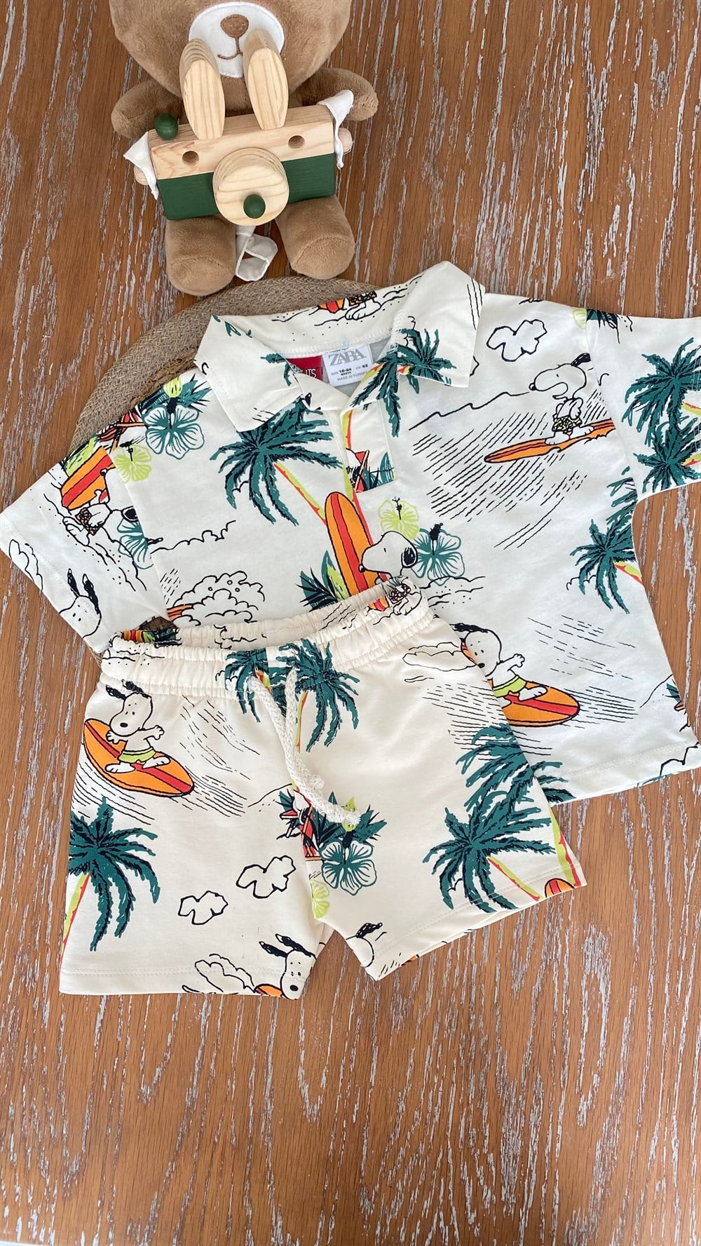 Yakalı bebek takım 