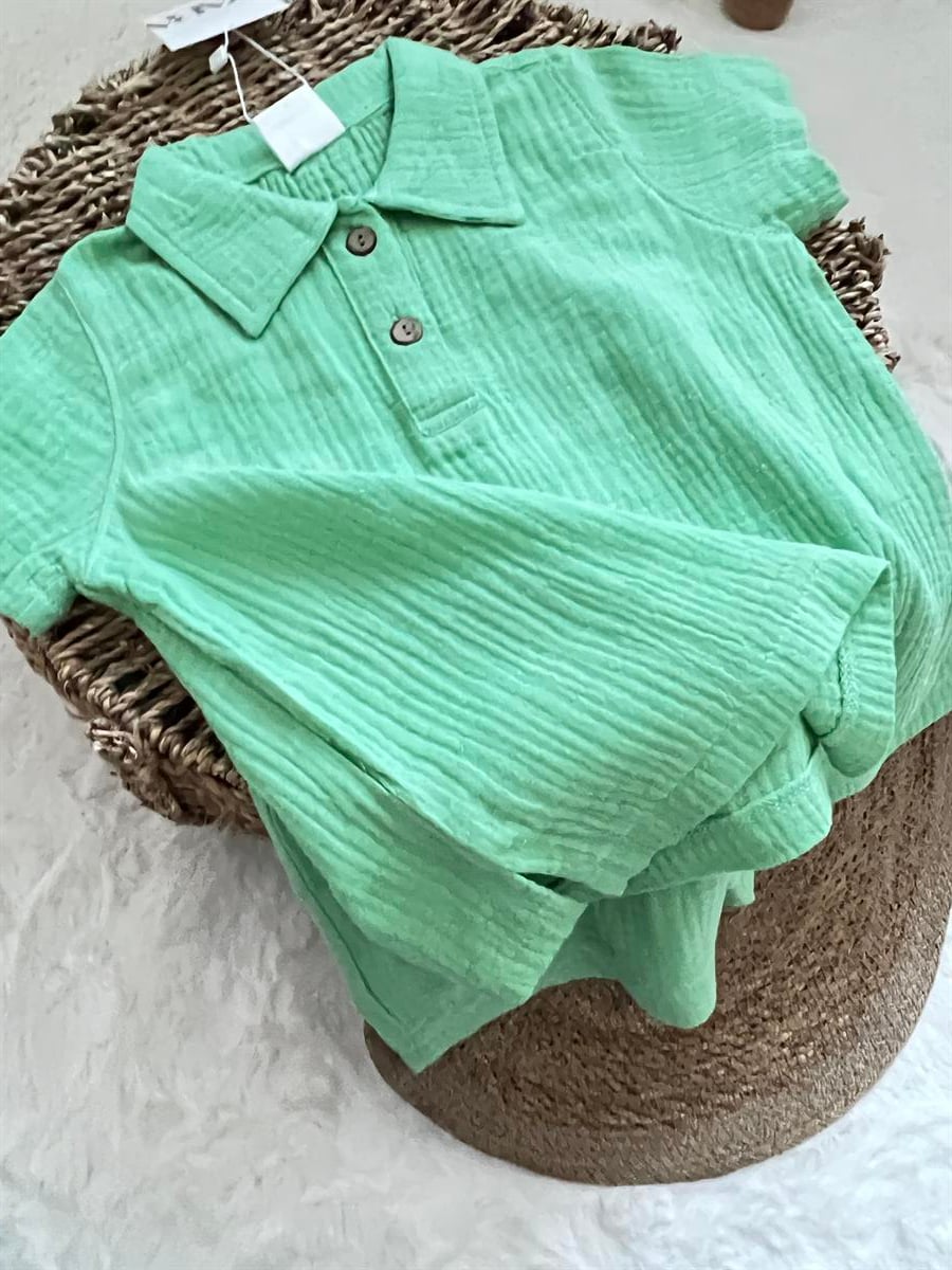 Yeşil müslin takım 