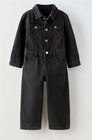 Ünisex denim salopet 