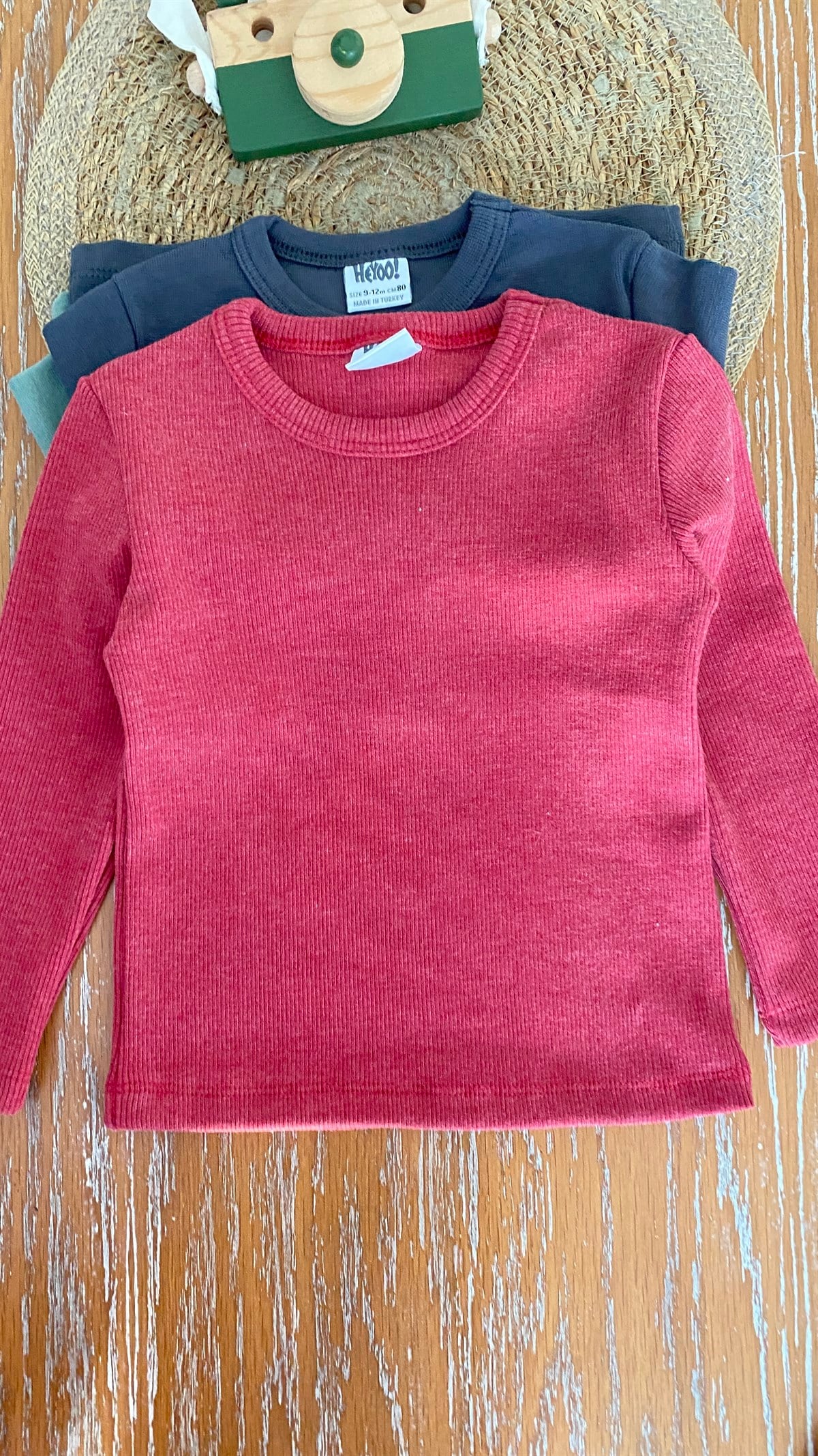 3 lü Basic bluz set 2 