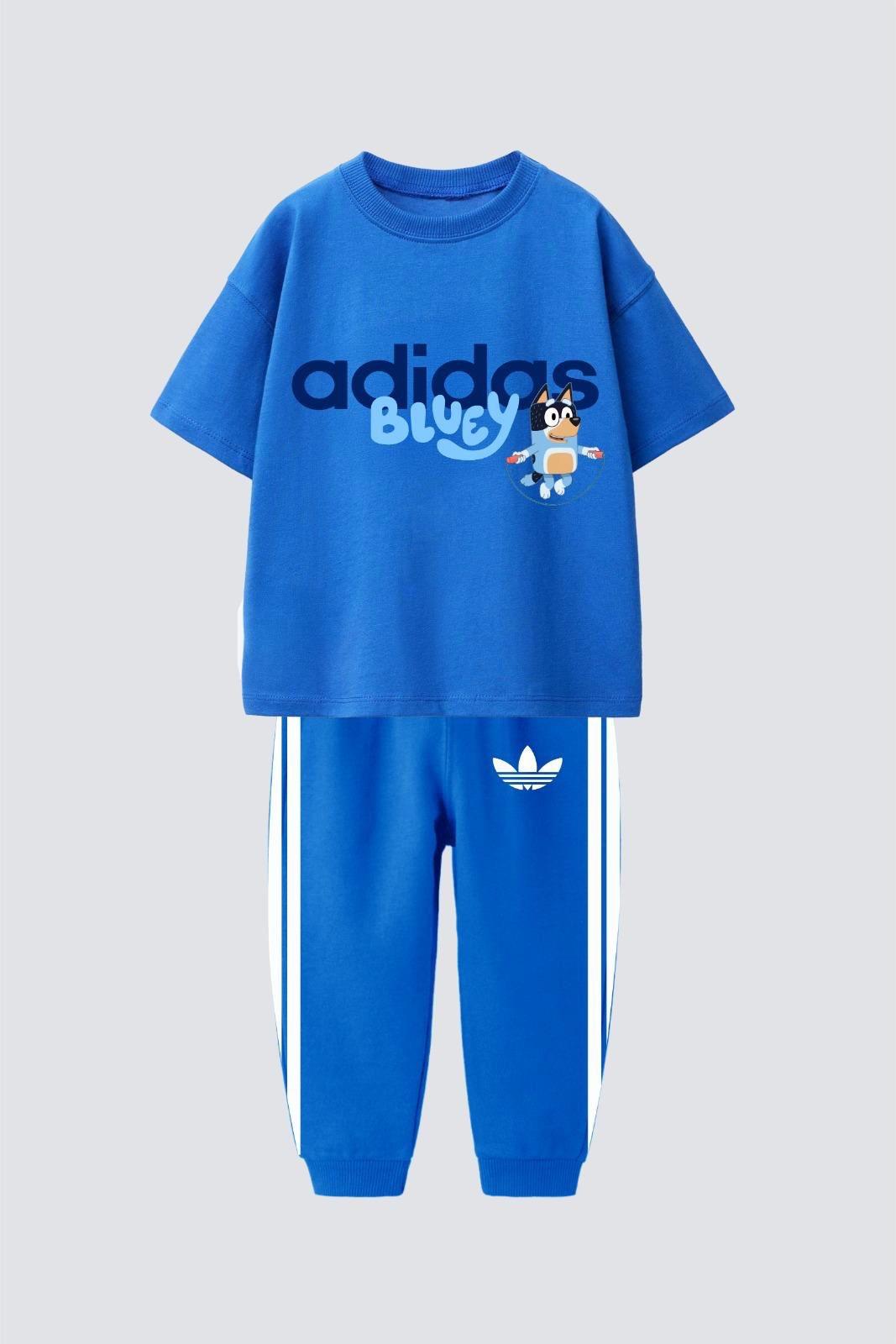 Adidas bluey mavi takım 
