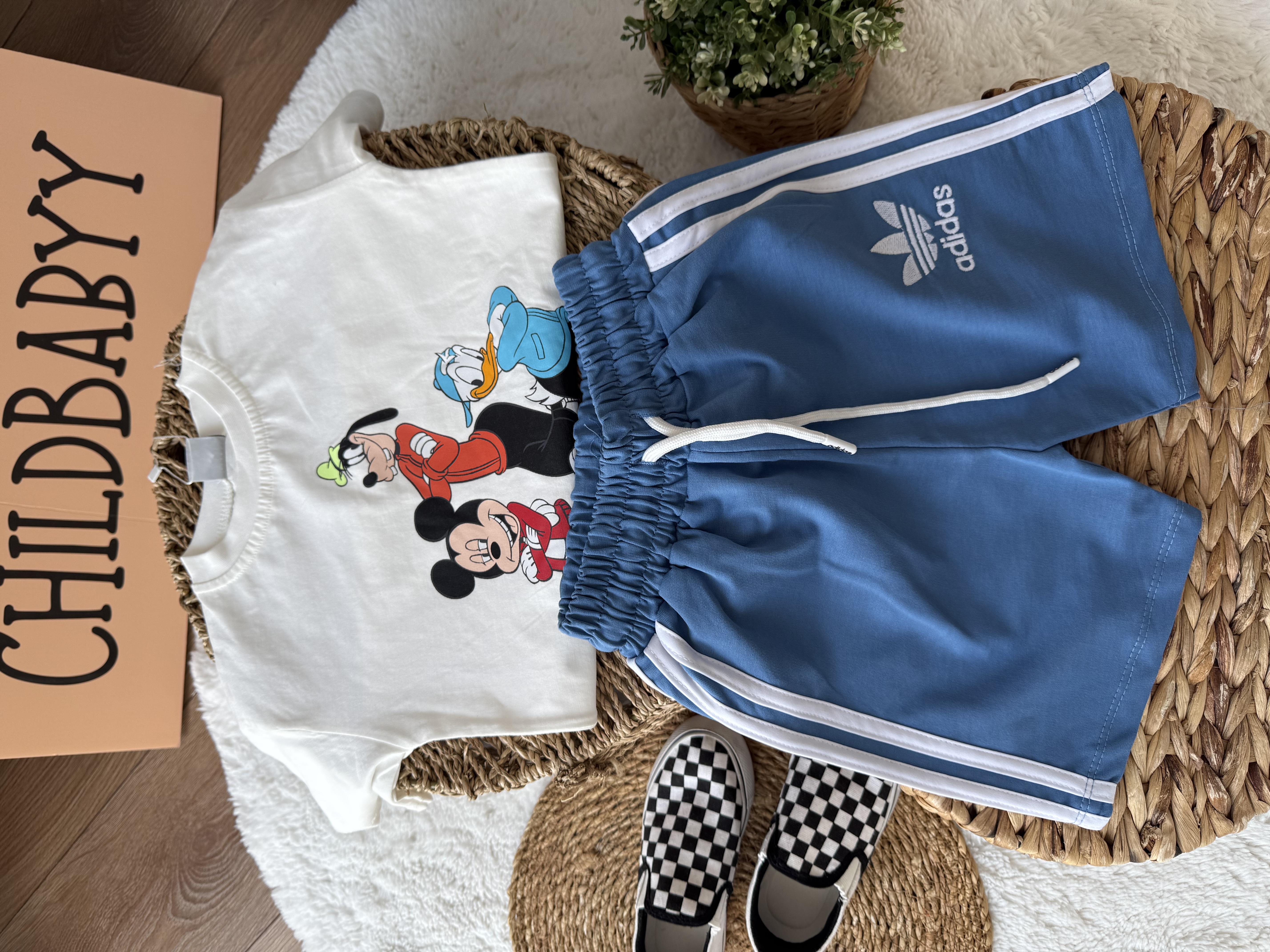 Adidas Disnep takım mavi 