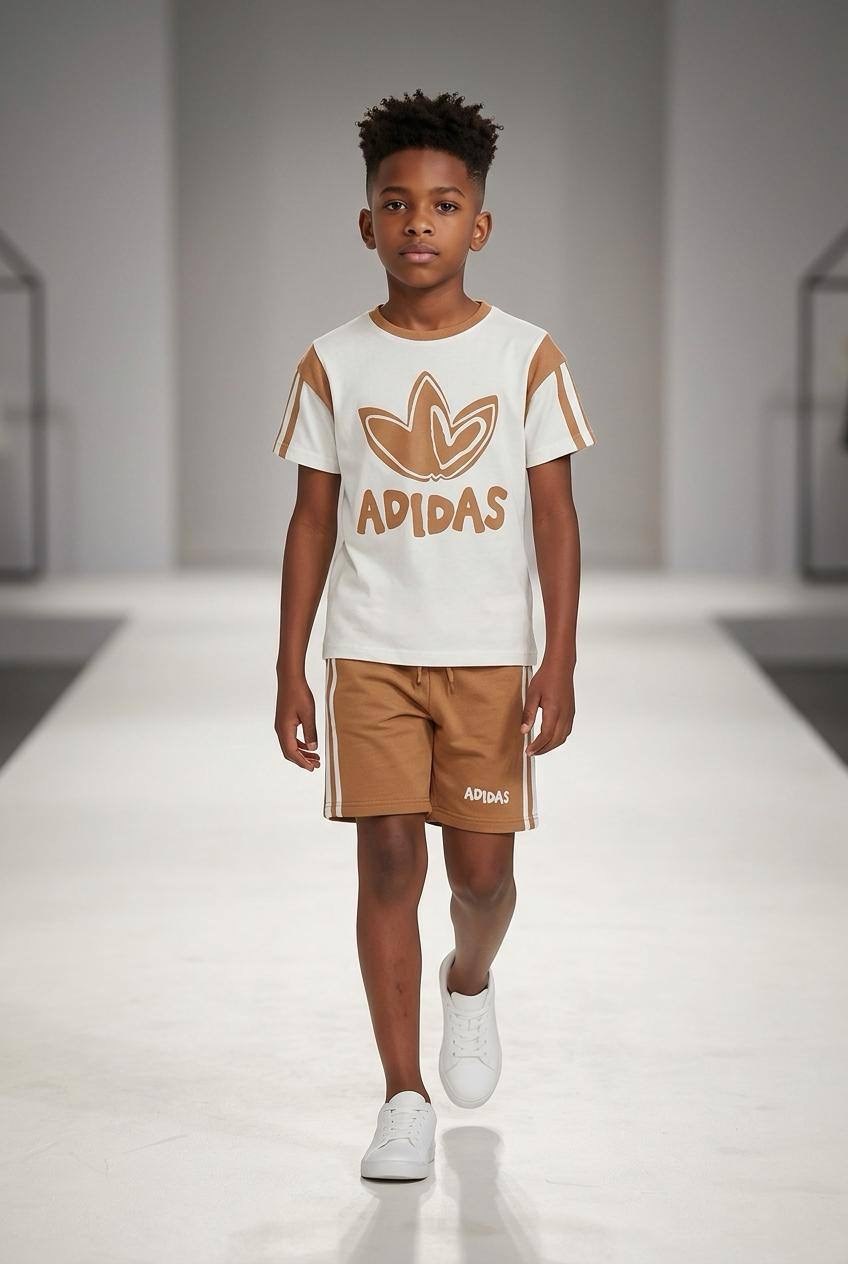 Adidas kahverengi takım