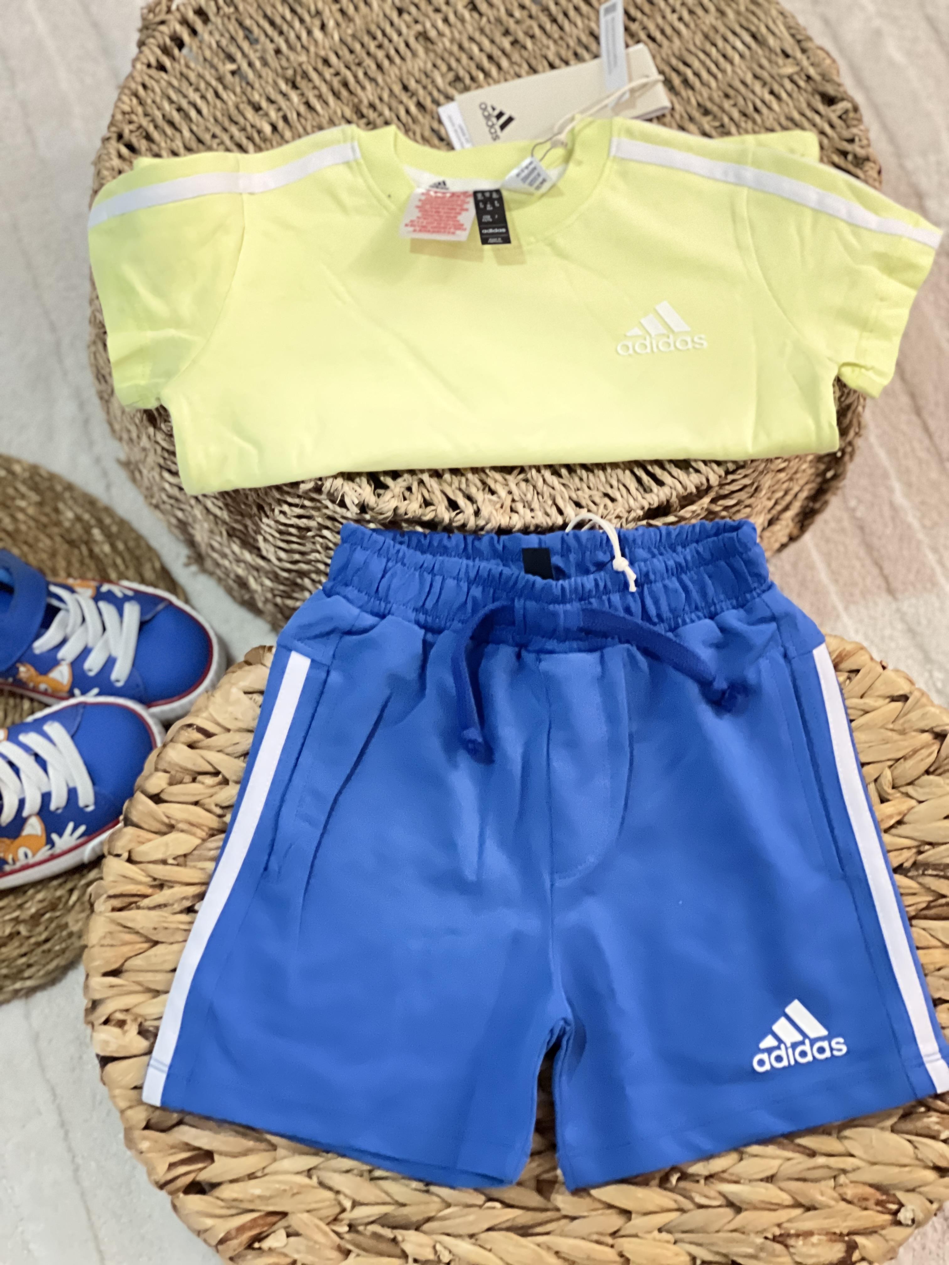 Adidas Neon mavi takım 