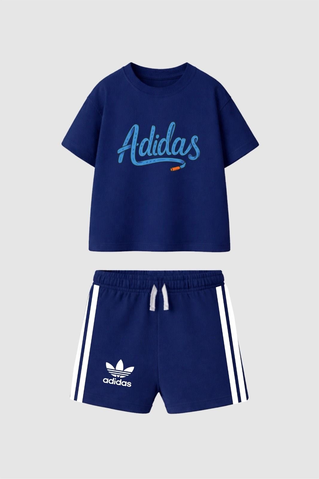 Adidas şortlu takım lacivert