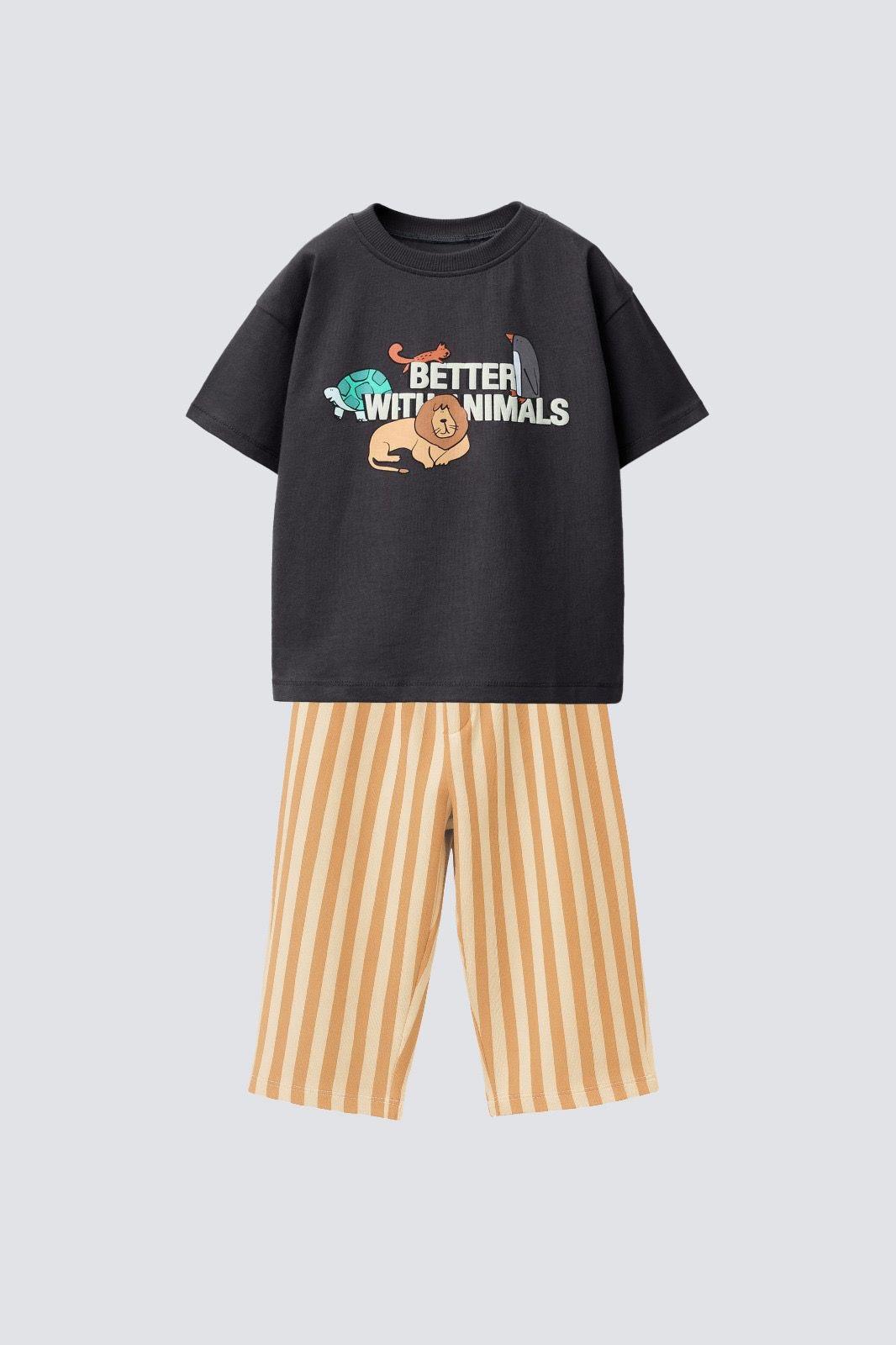 Anımals çizgili takım