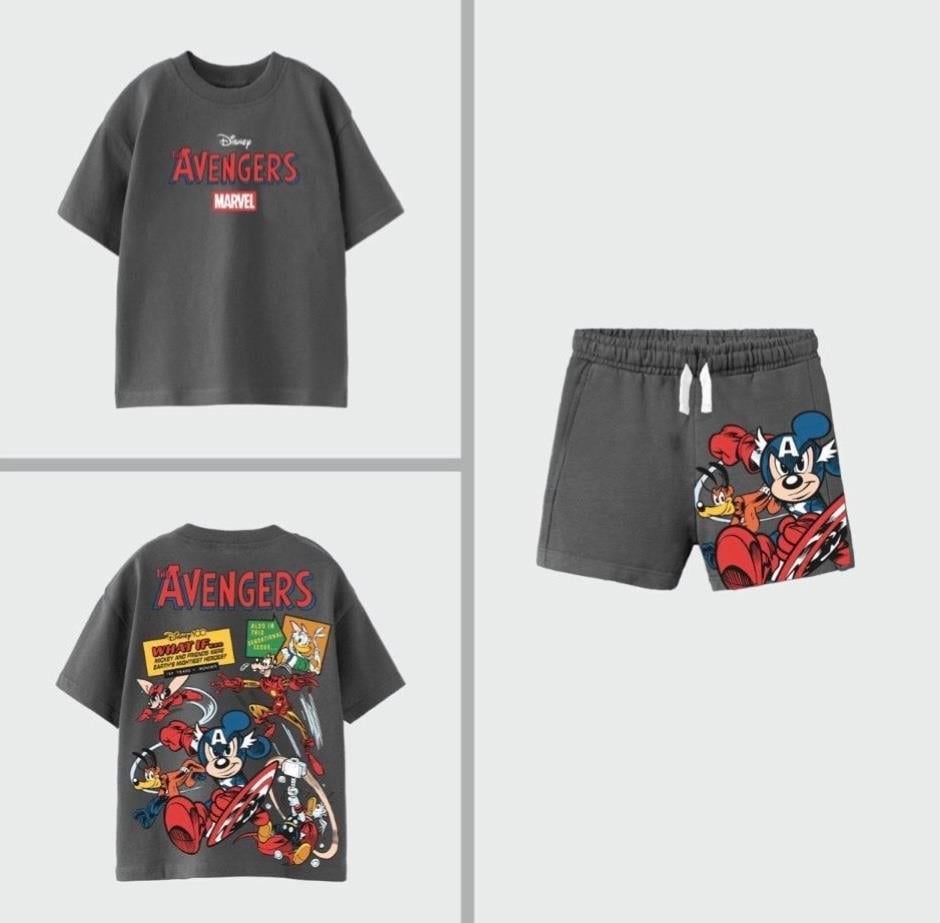 Avengers şortlu takım