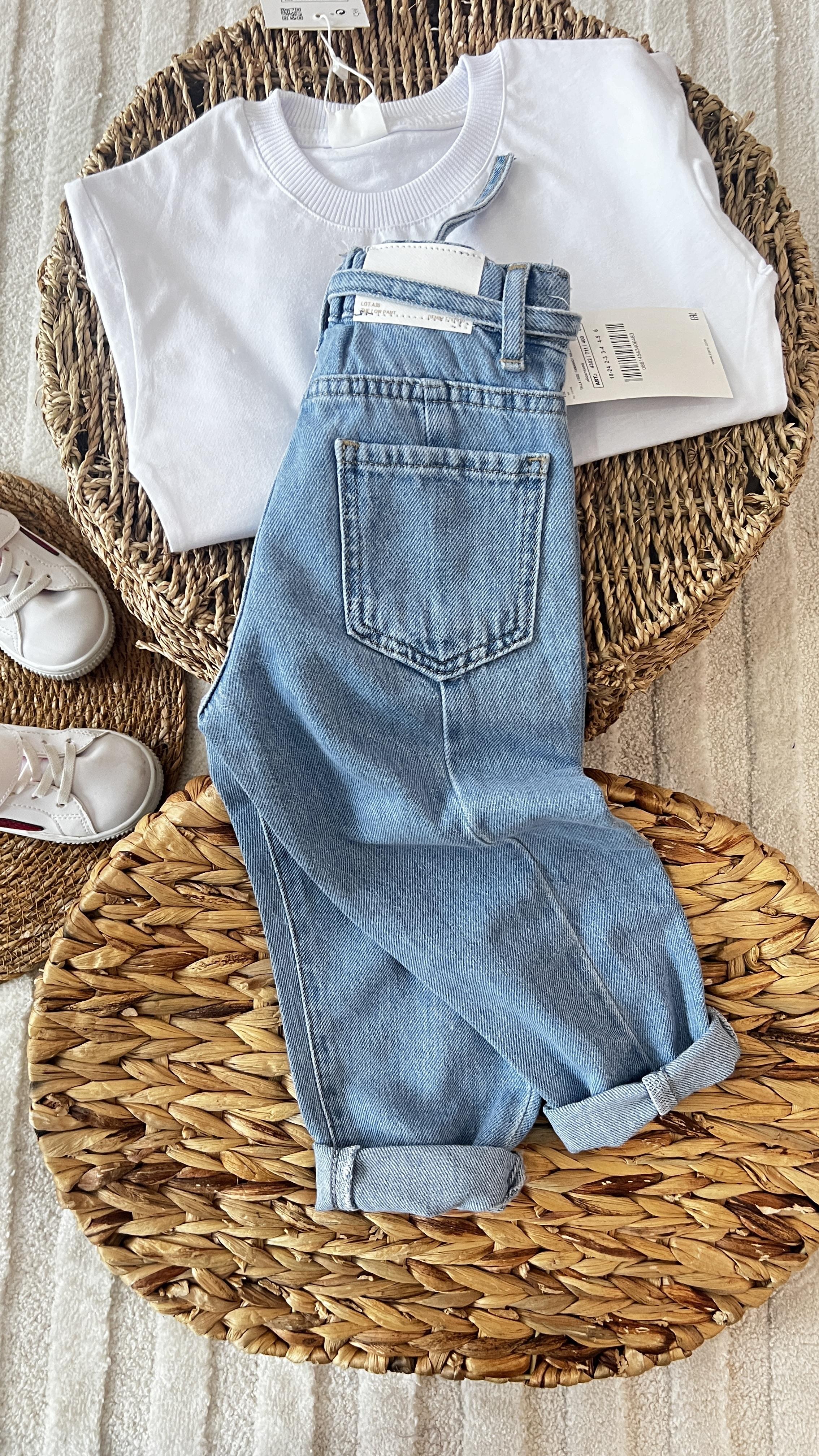 Bağcıklı jean 