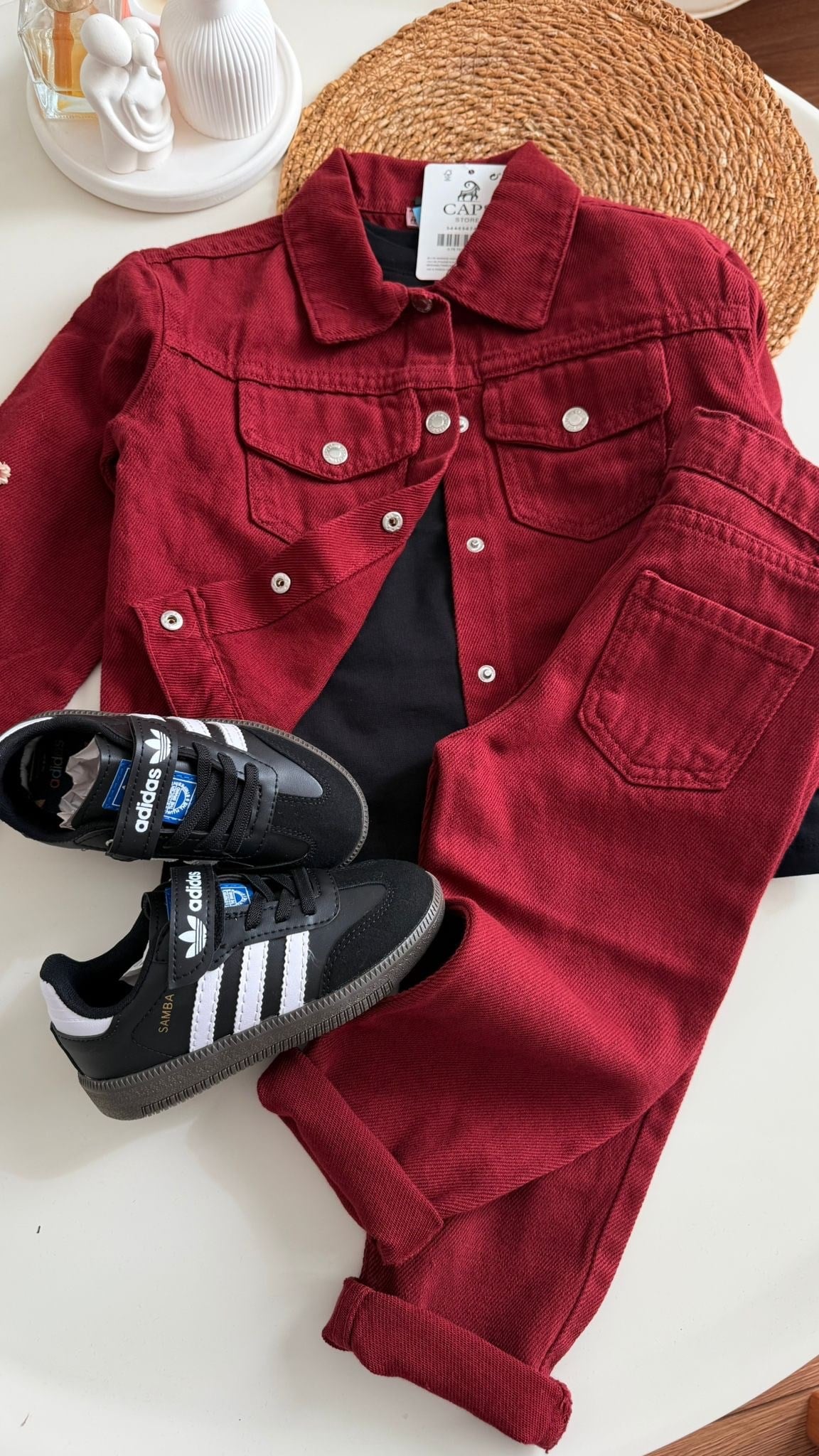 Bordo ceket pantolon takım