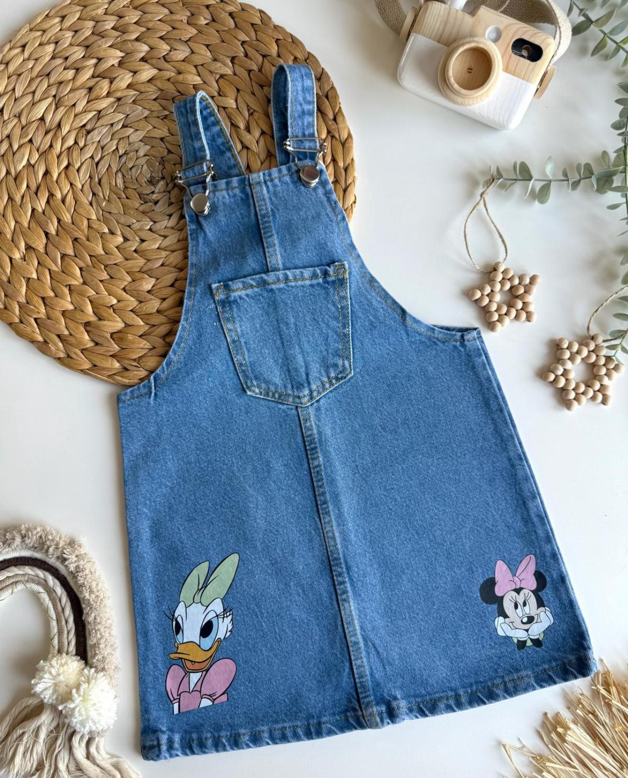 Daffy duck salopet elbise 