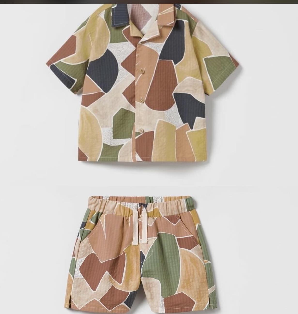 Erkek çocuk renkli takım 