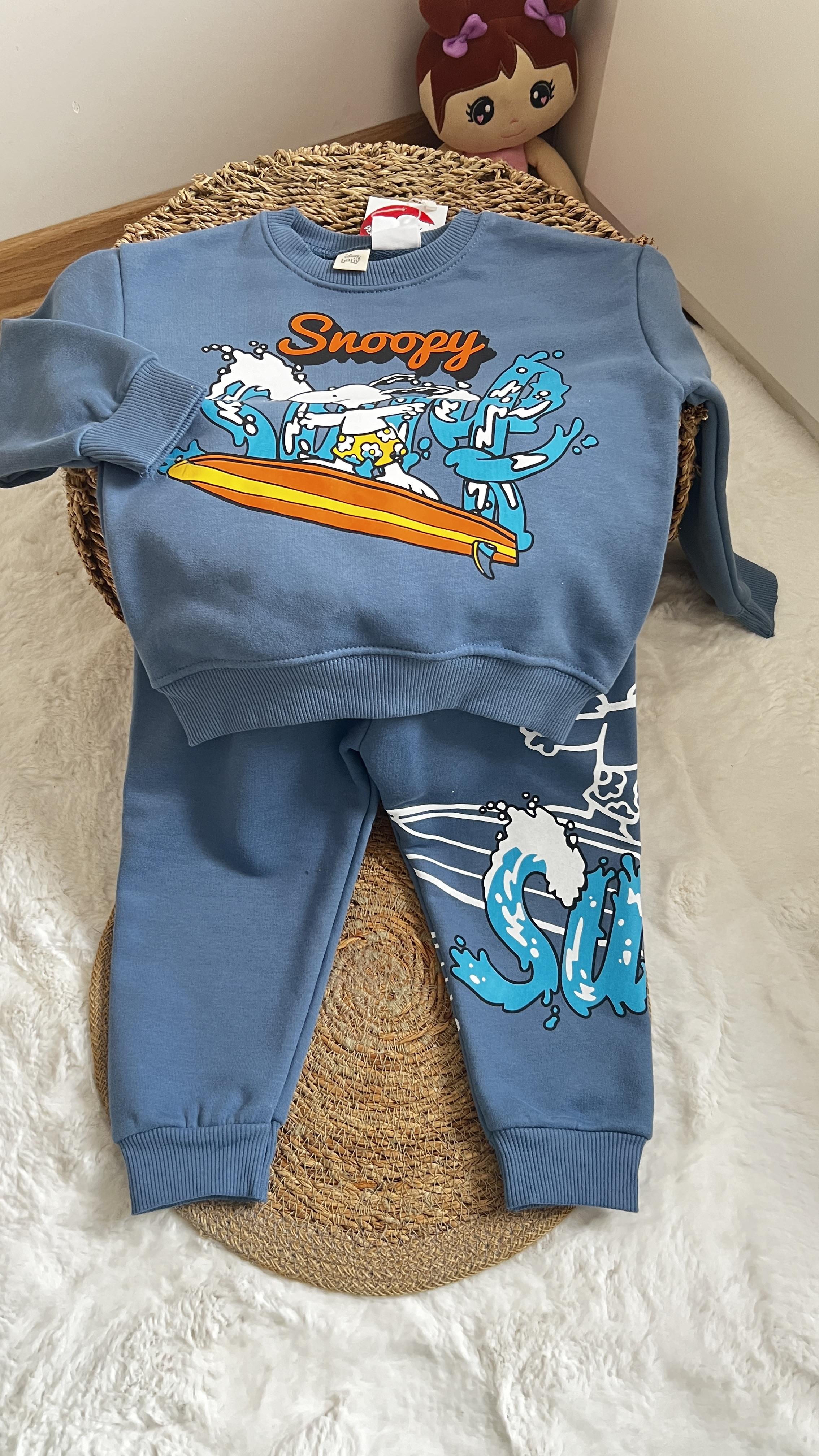 Erkek çocuk snopy takım 