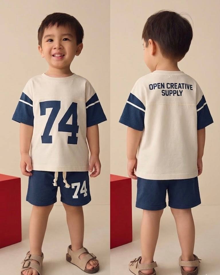 Erkek çocuk şort takım 