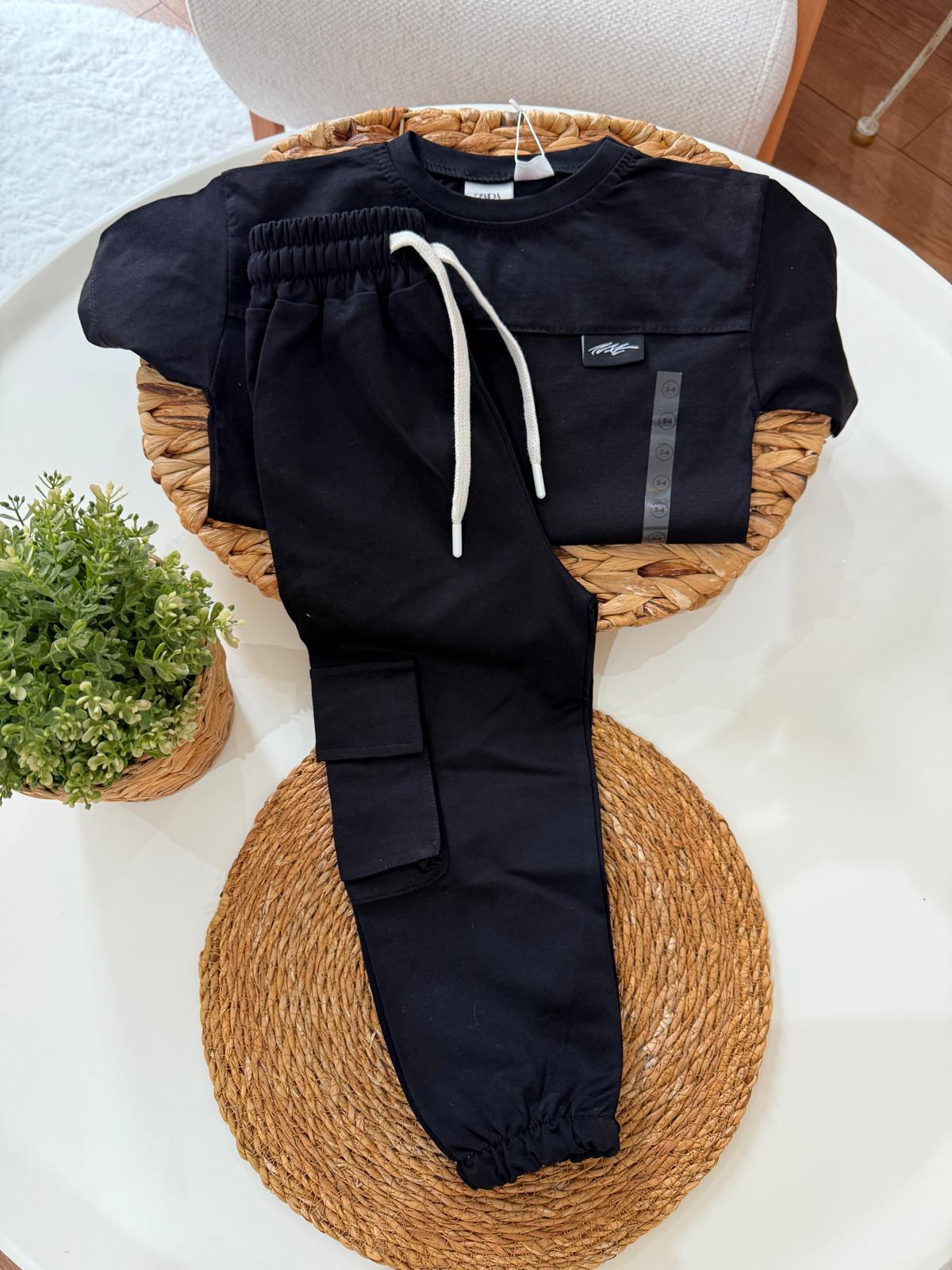 Erkek siyah eşofman takım 